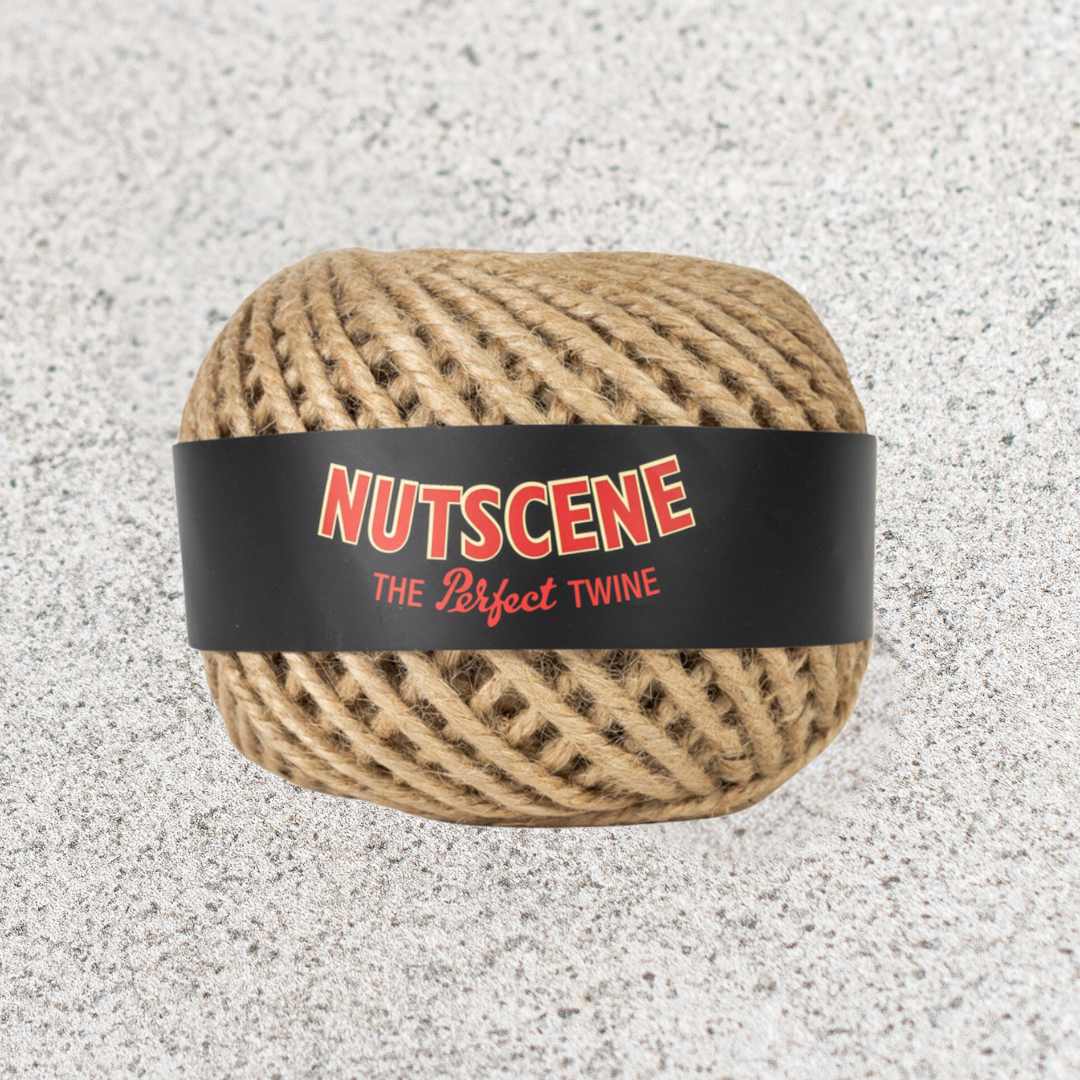 Chunky jute from Nutscene, Scotland, made from high-quality natural fibers, ideal for gardening, crafting, or adding a rustic touch to home décor. Natural