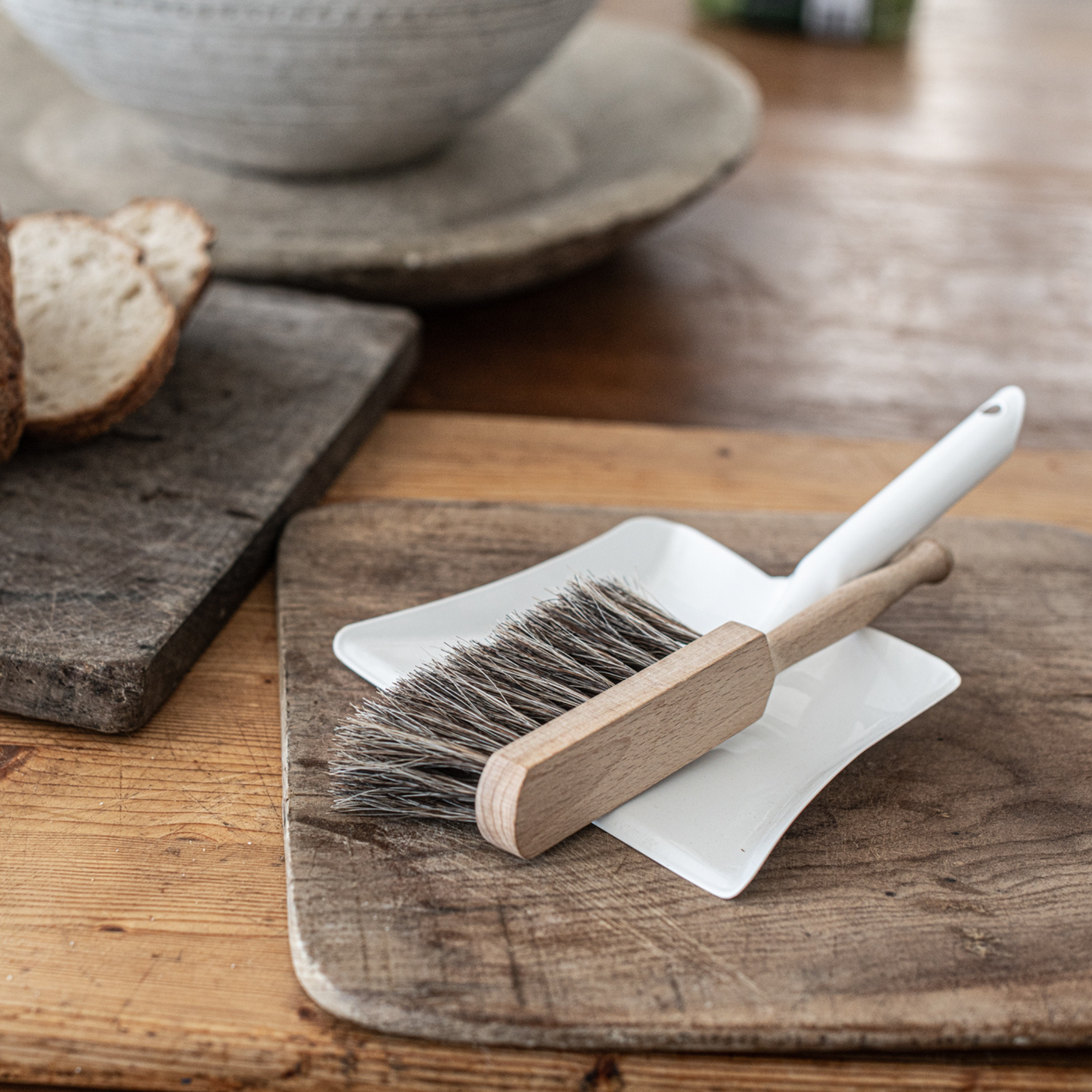 mini dustpan and brush