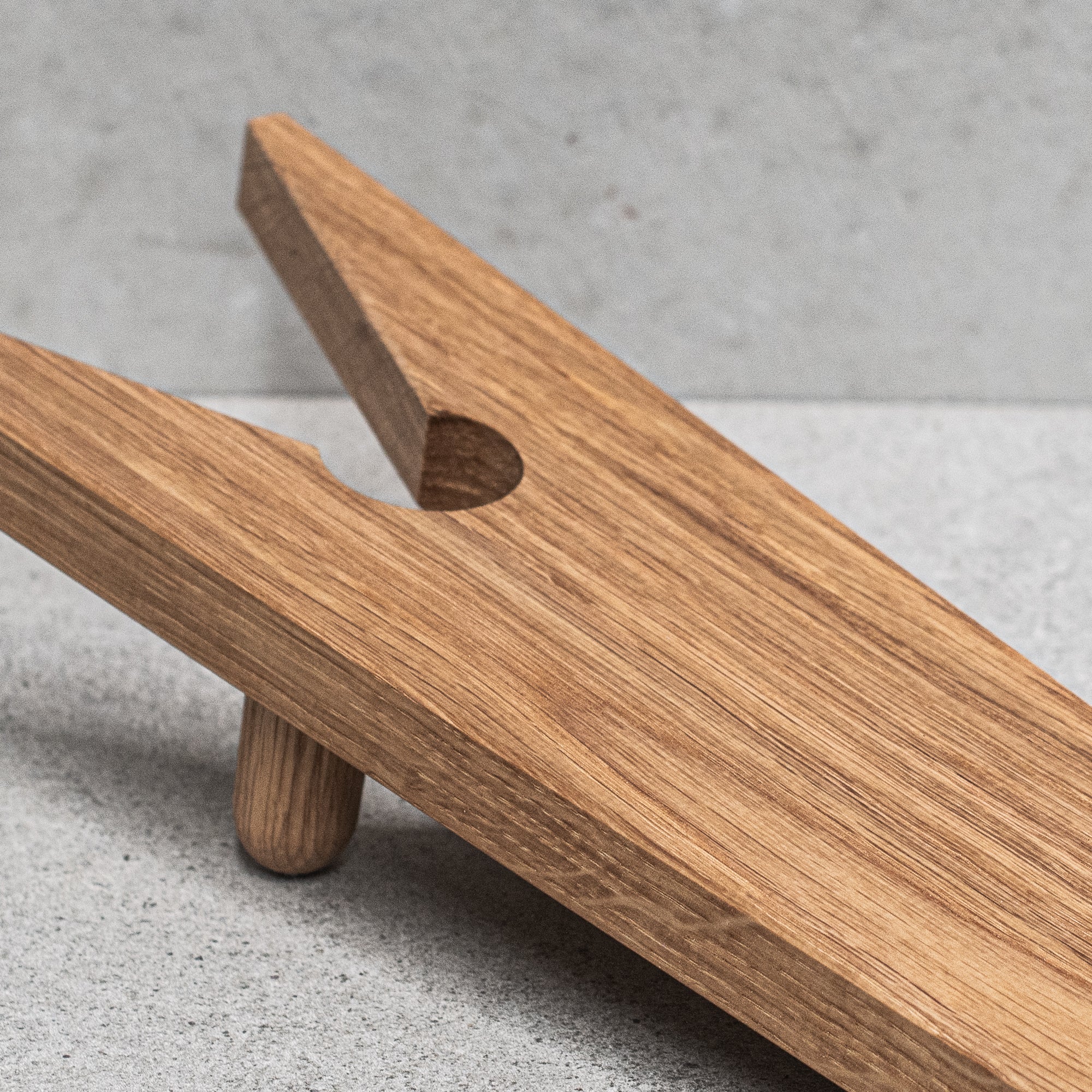 Creamore Mill UK solid oak bootjack, handcrafted from premium oak with a smooth finish, designed for easy boot removal with durability and a timeless, rustic appeal