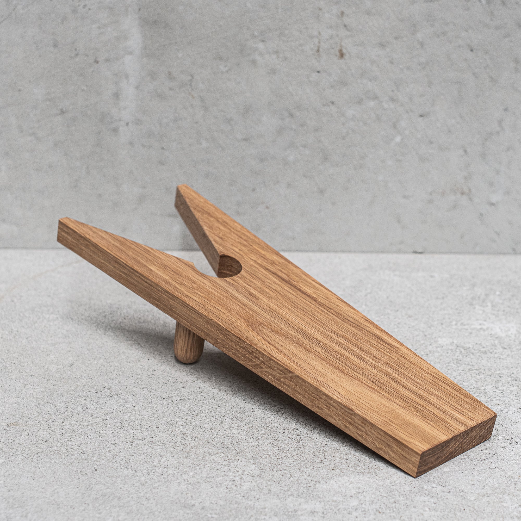 Creamore Mill UK solid oak bootjack, handcrafted from premium oak with a smooth finish, designed for easy boot removal with durability and a timeless, rustic appeal