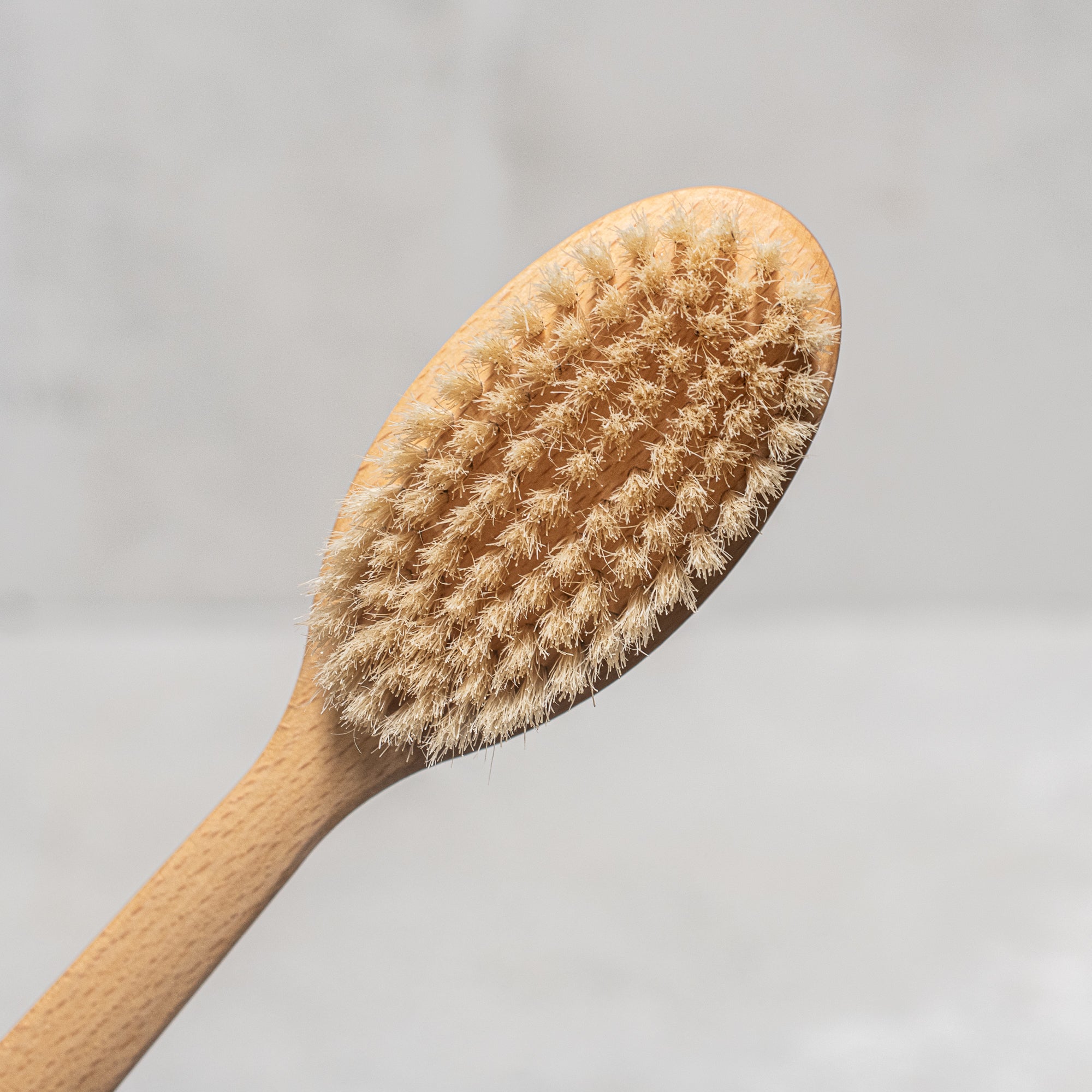 children's wooden eco Kellerbürsten bath brush, crafted from sustainable wood with soft bristles, designed for gentle, soothing washes and safe for sensitive skin