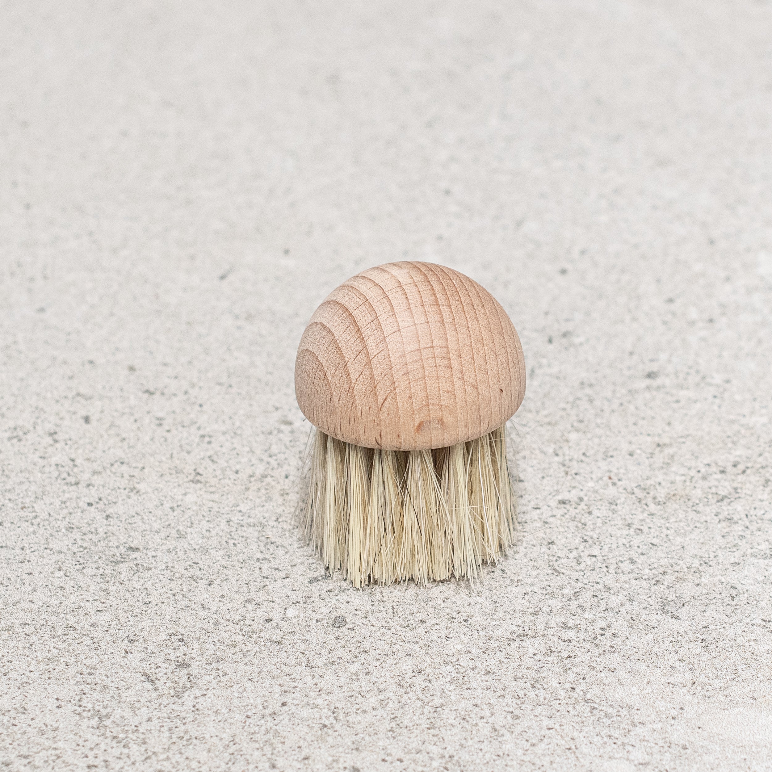 german made wooden mushroom brush heaven in earth