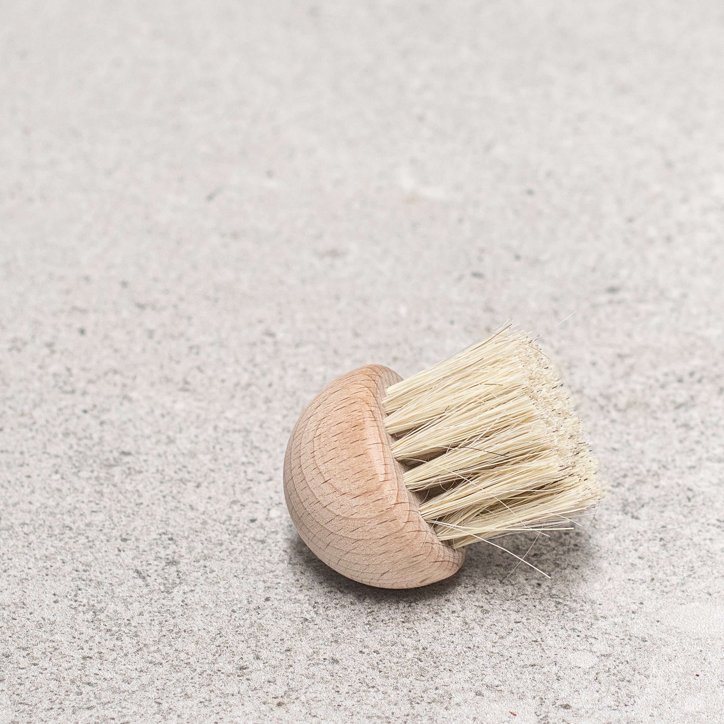 german made wooden mushroom brush heaven in earth