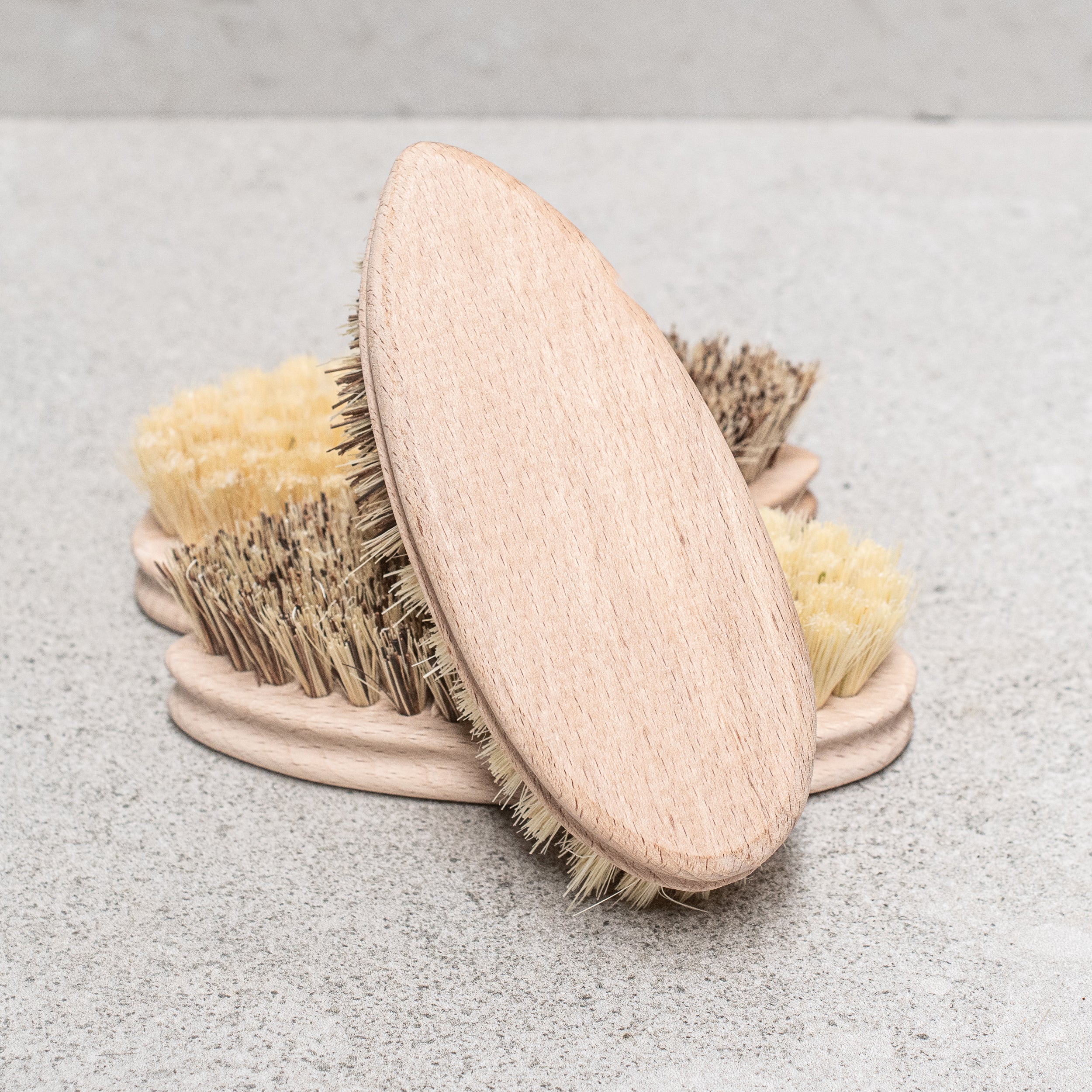 natural bristle vegetable brush produce cleaning