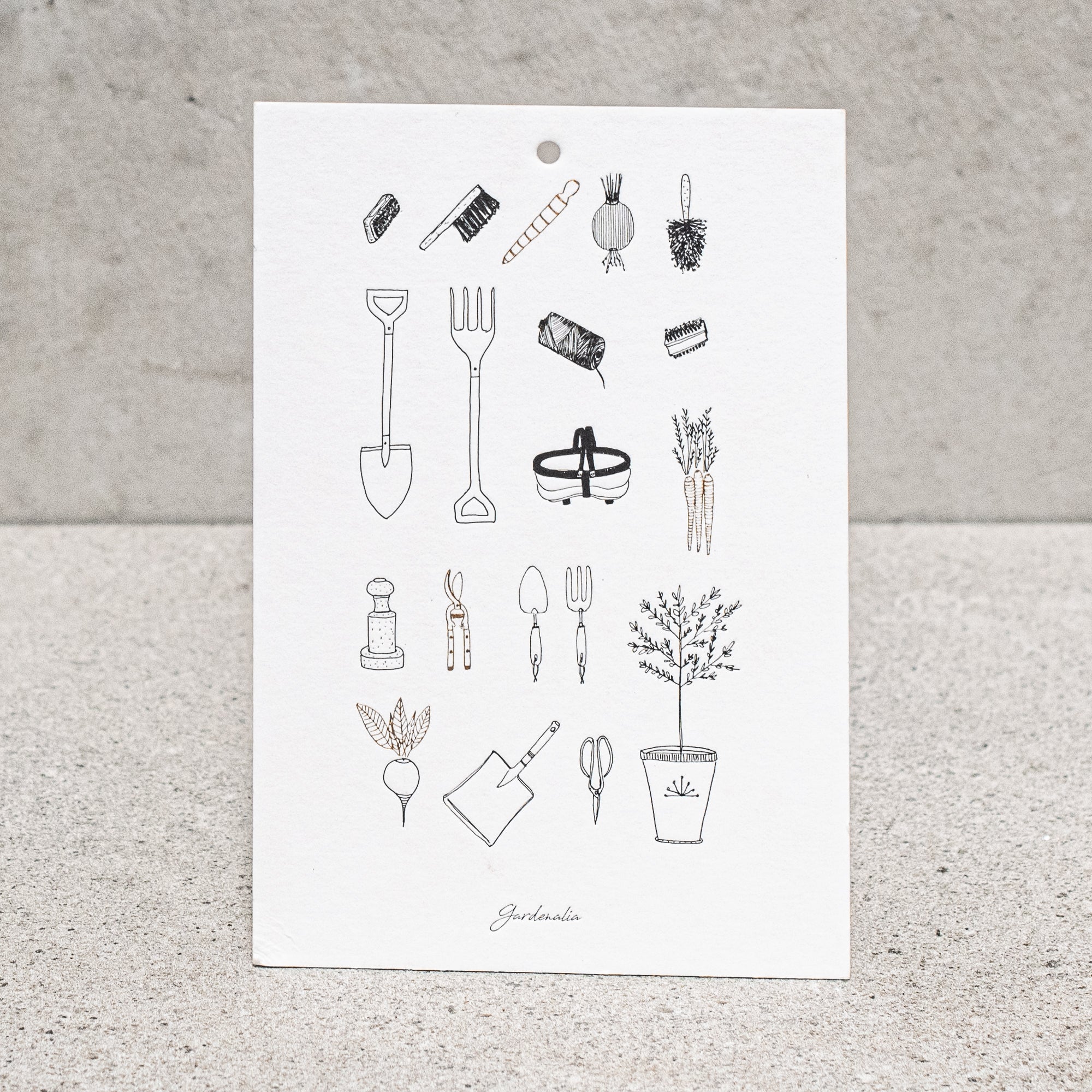 heaven in earth Letterpress card