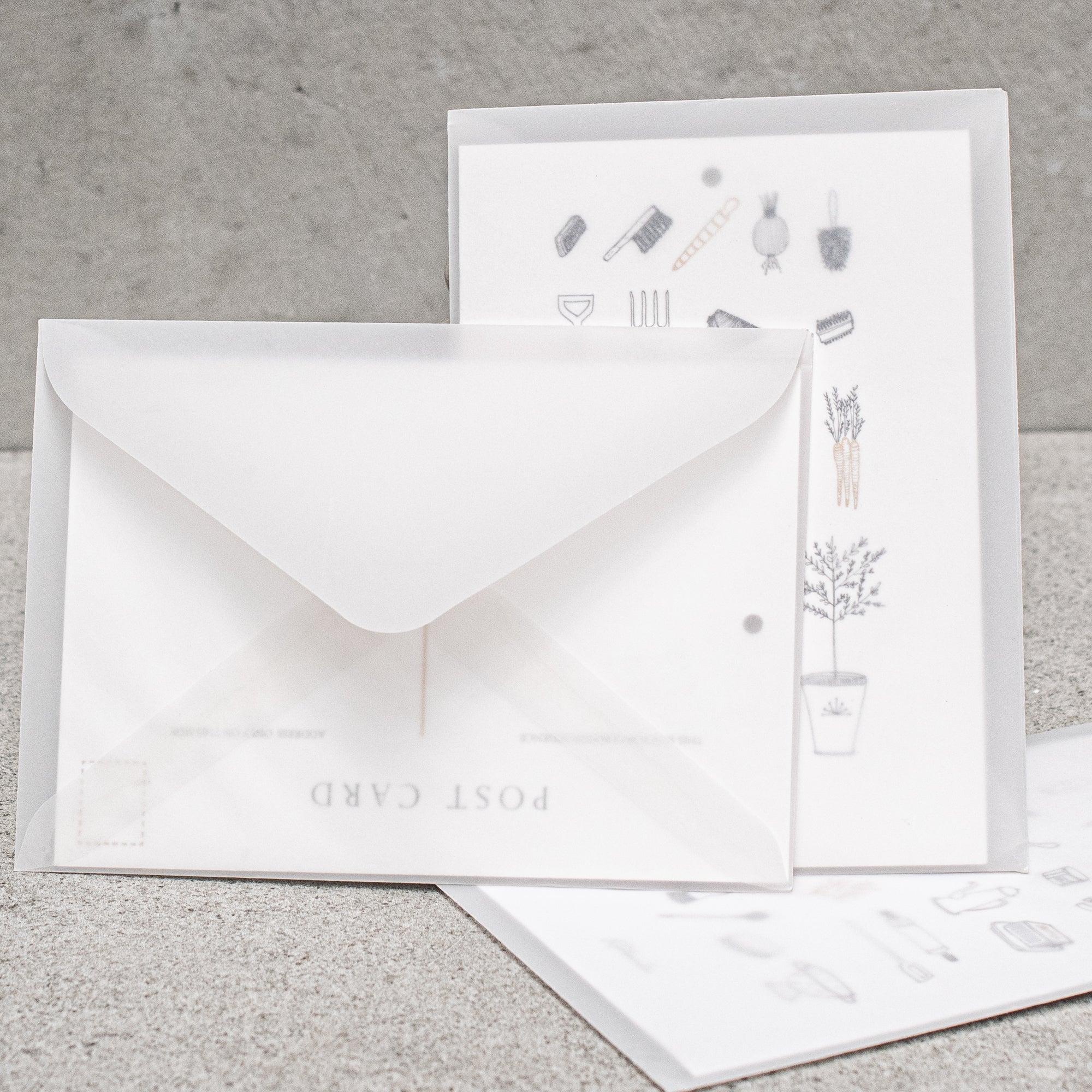 heaven in earth Letterpress card