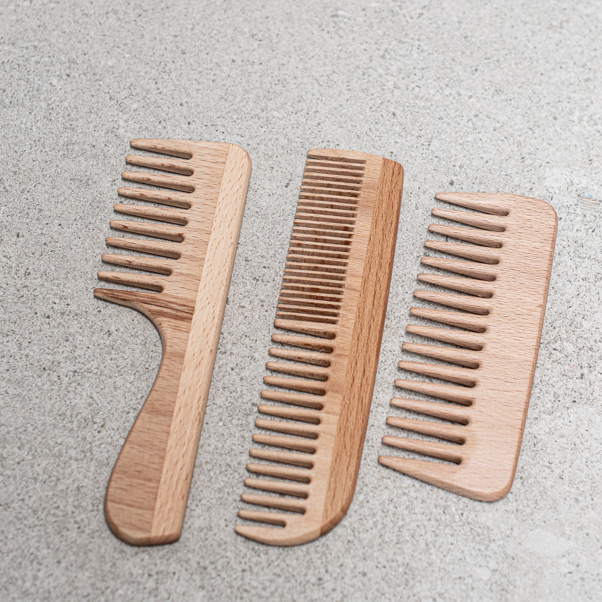 wooden combs