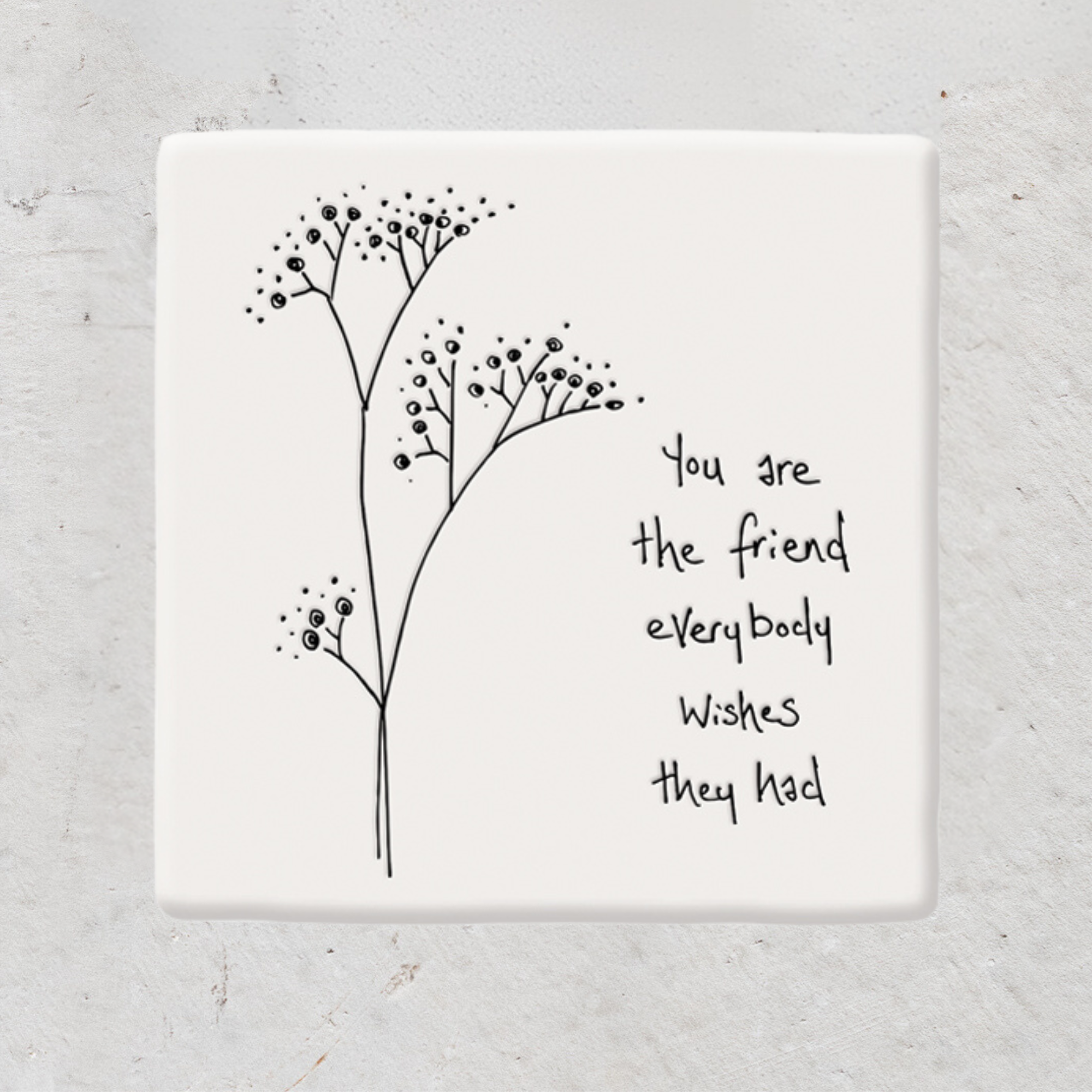 Porcelain Coasters Square