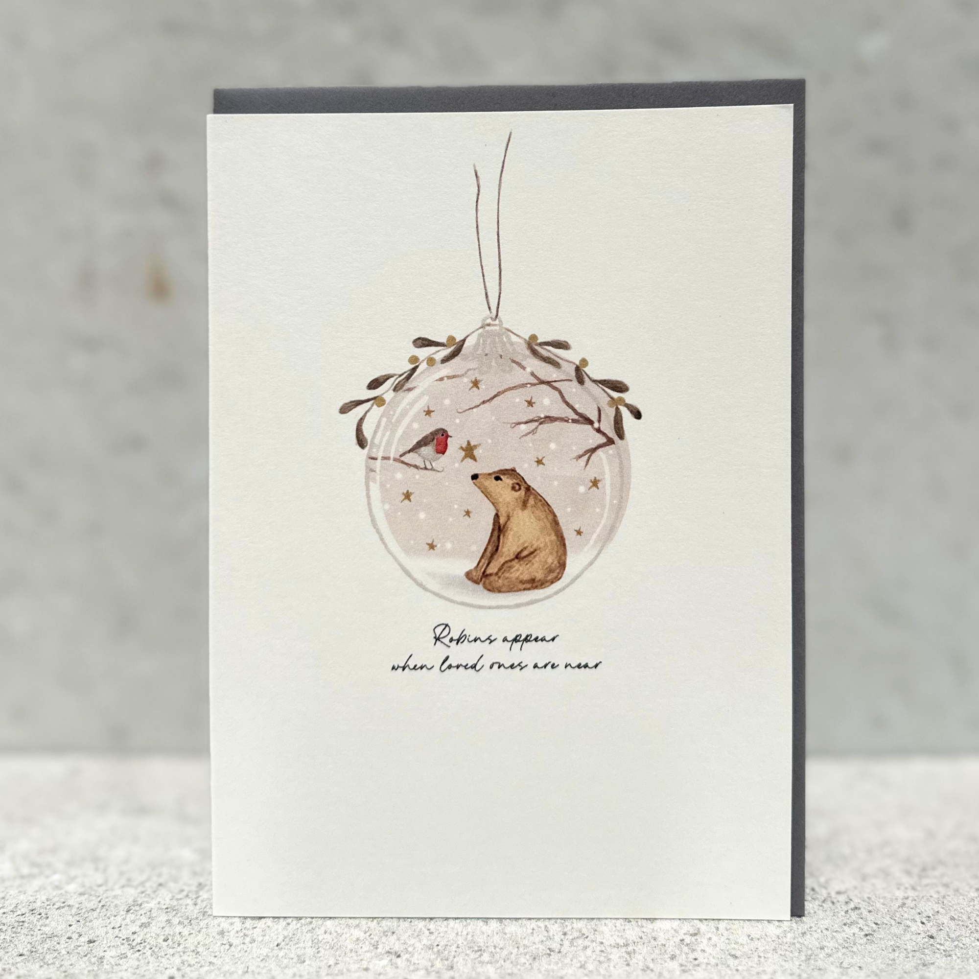 Handmade Christmas gift card