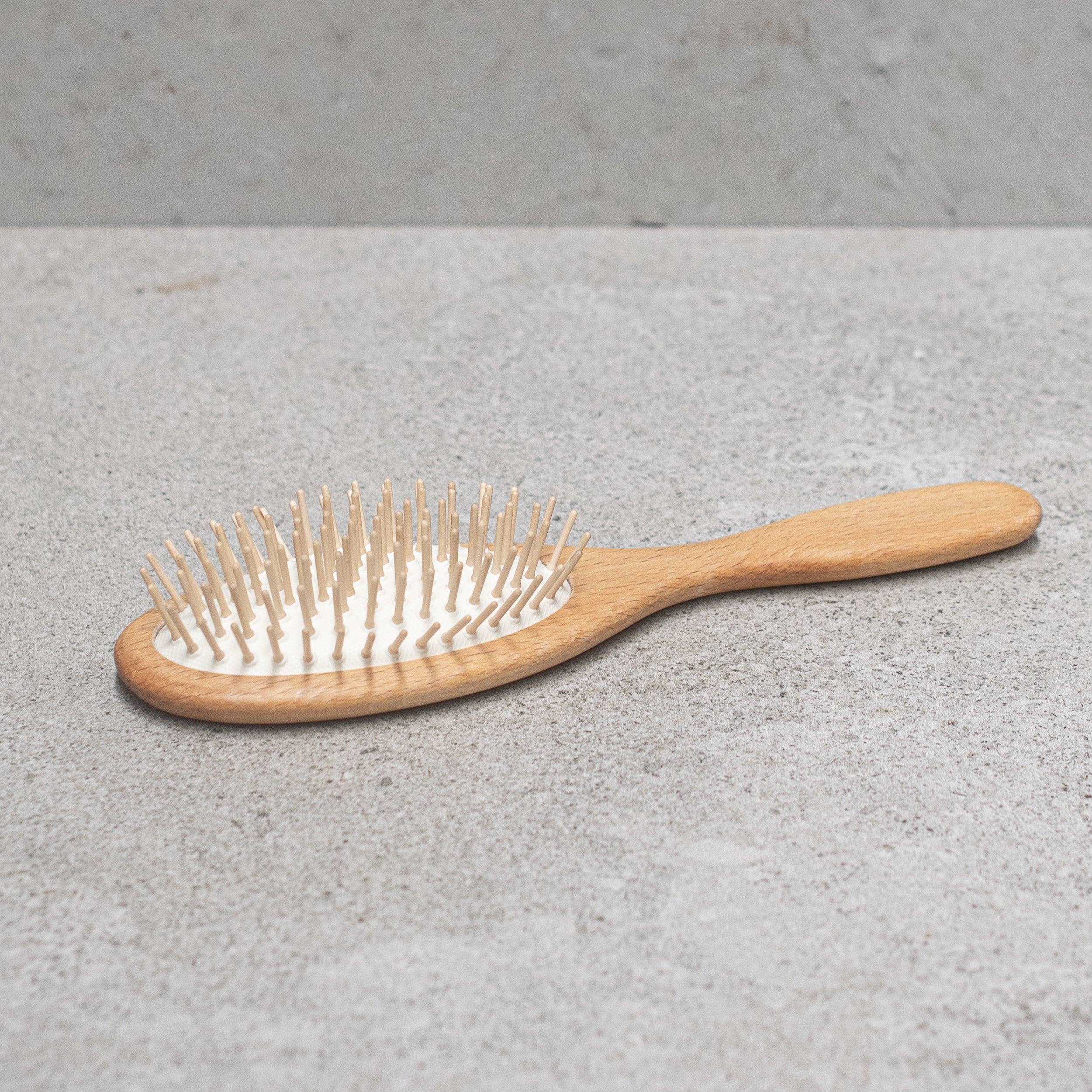 Hair Brush with Wood Pins Cushion - Heaven in Earth by kellerbursten germany