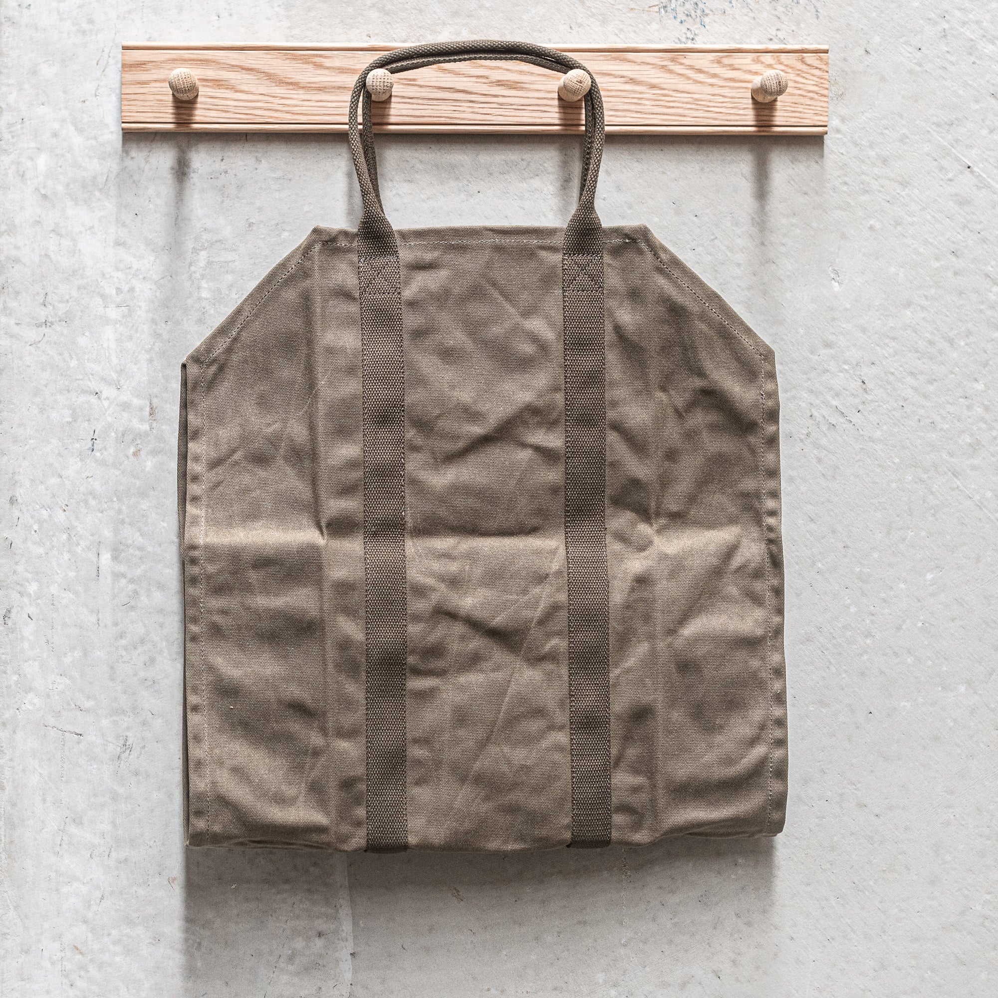 Waxed Canvas Log Carrier - Heaven in Earth