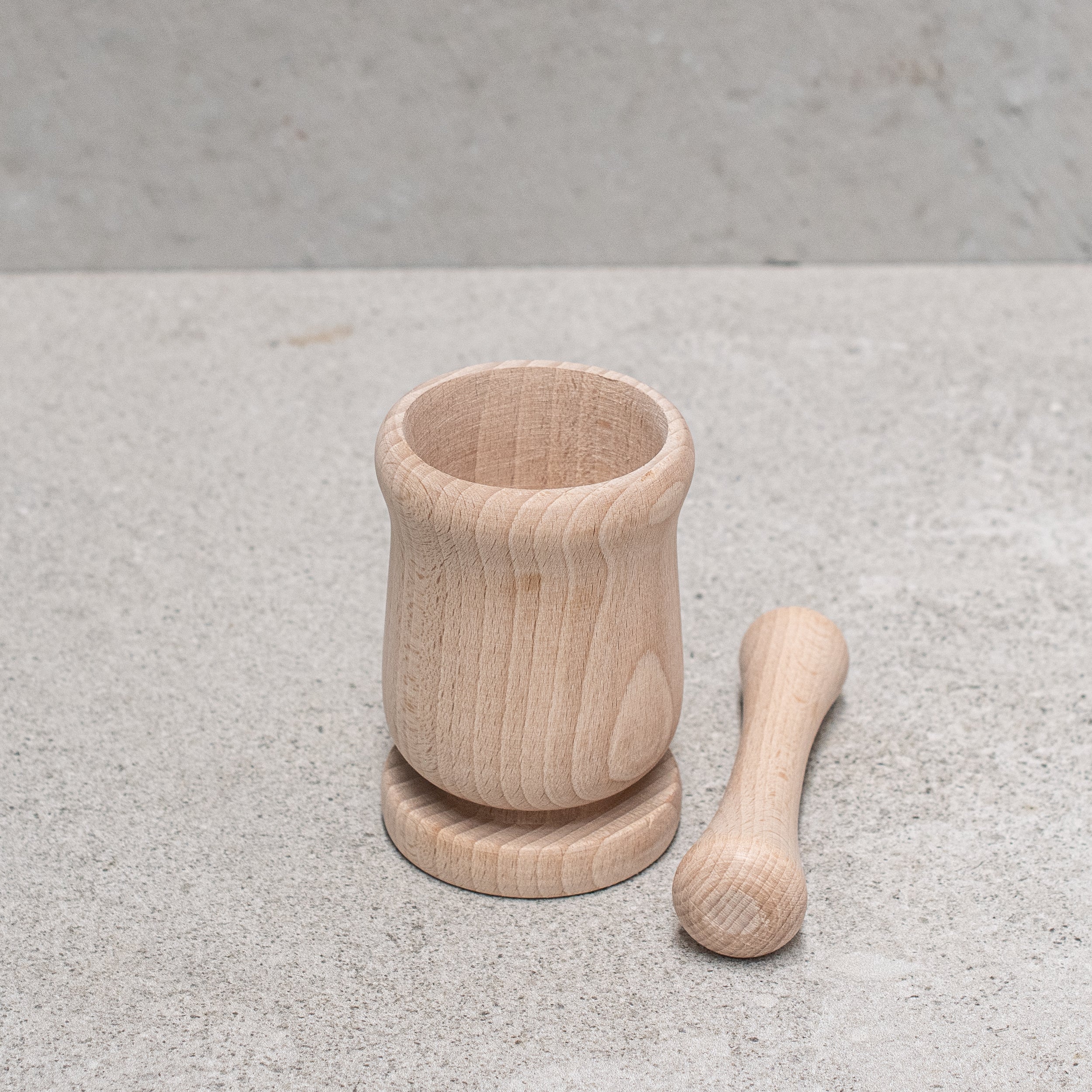 german made mort and pestle beech wood heaven in earth