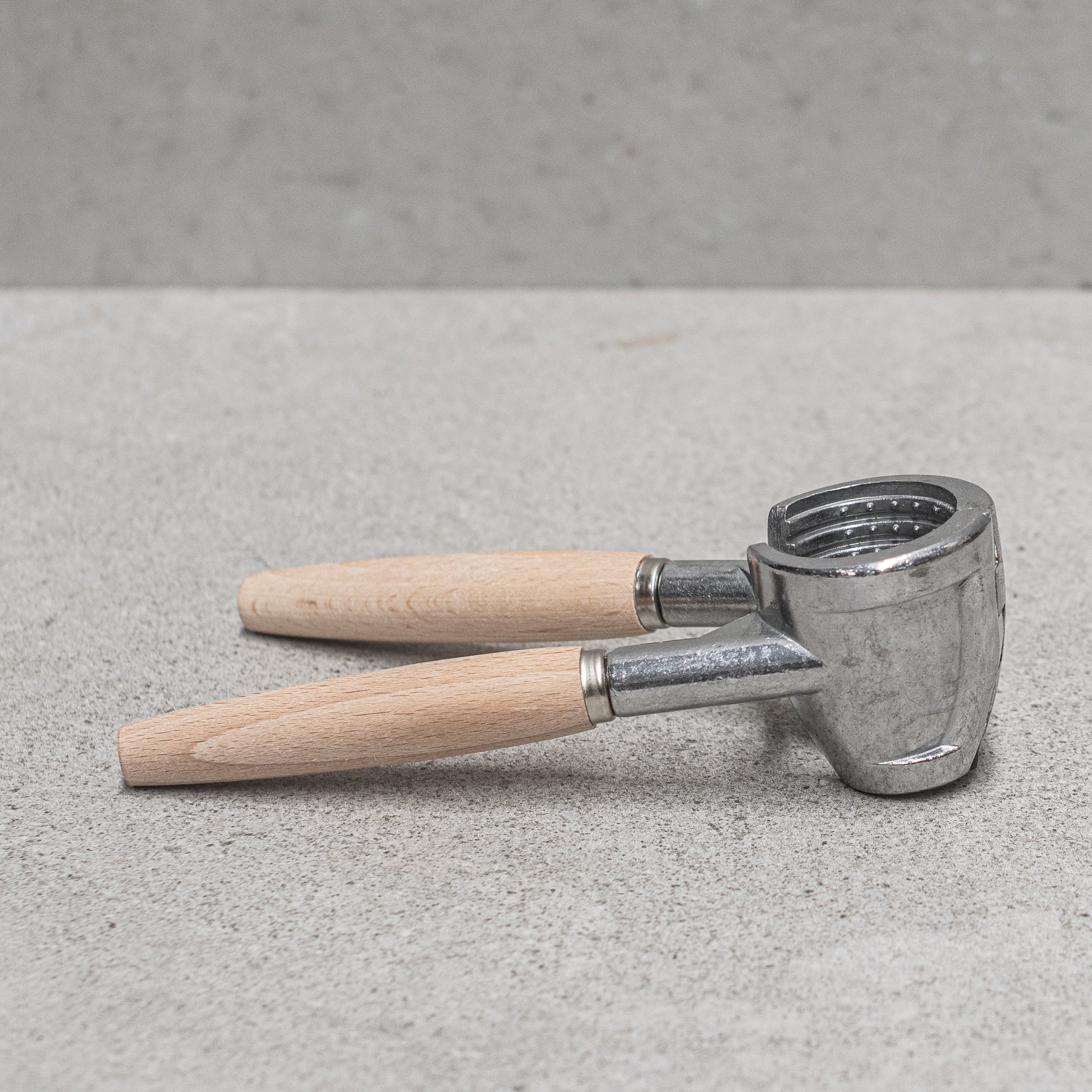 german made metal and wooden Nut Cracker - Heaven in EarthMetal nut cracker