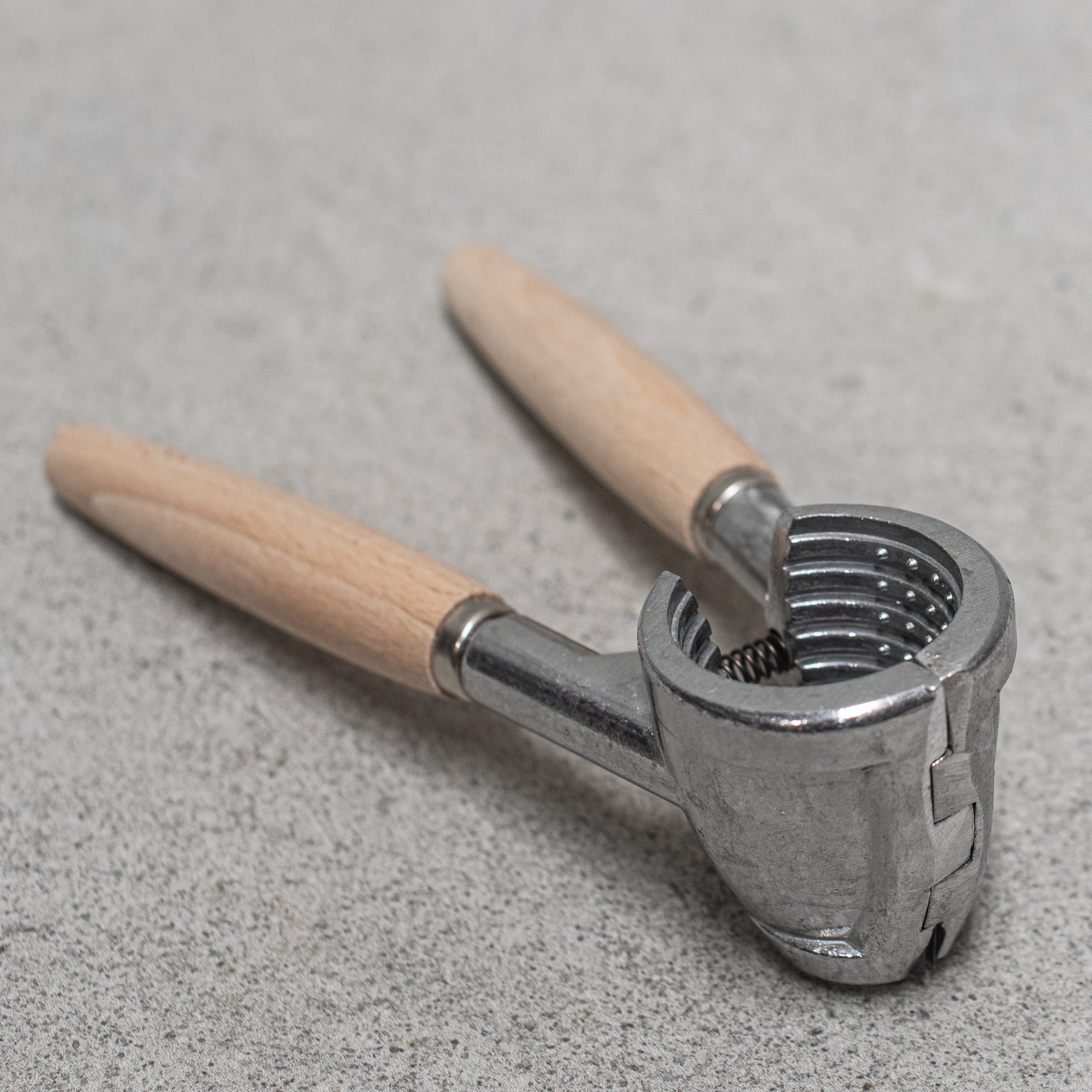 german made metal and wooden Nut Cracker - Heaven in EarthMetal nut cracker