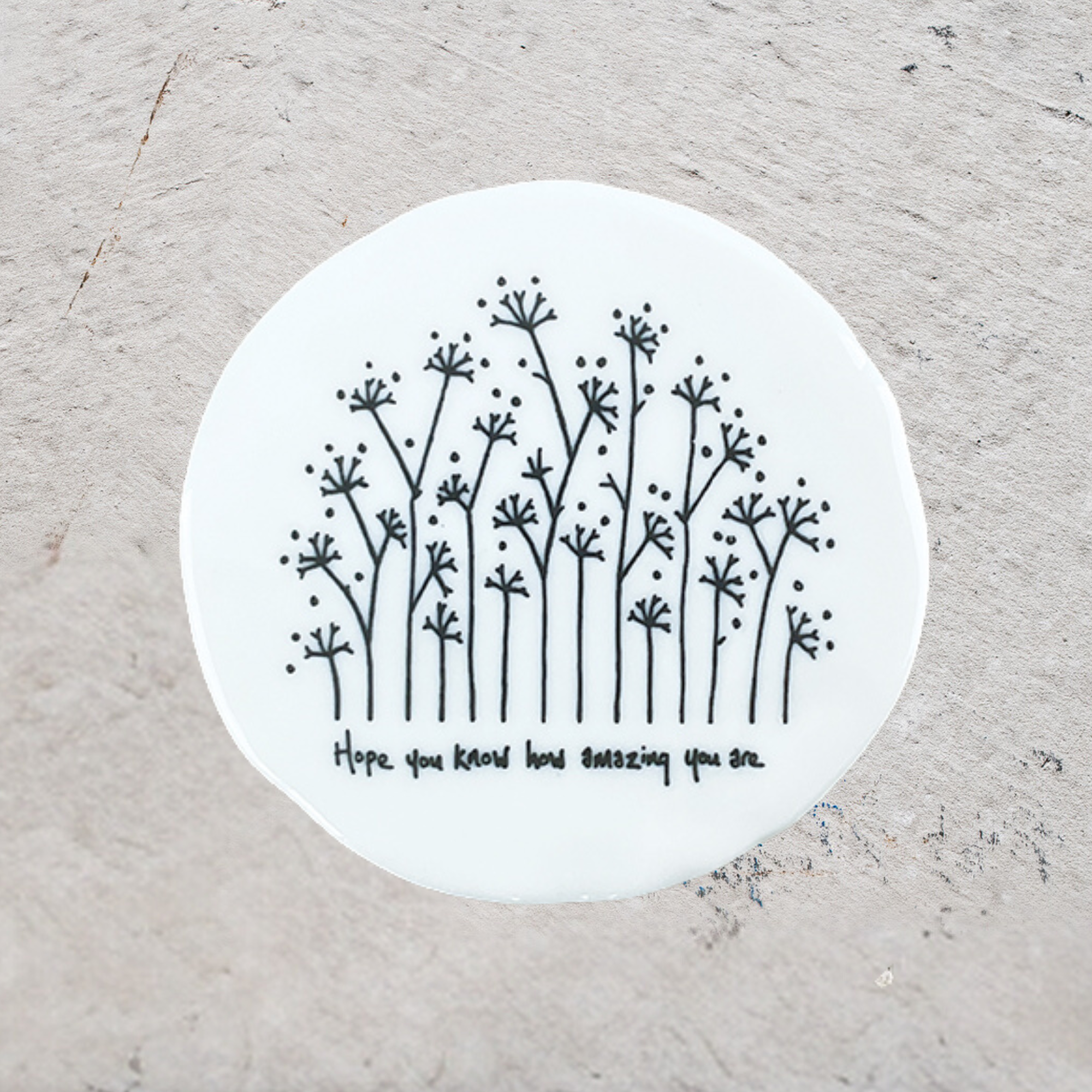 Porcelain Round Coasters