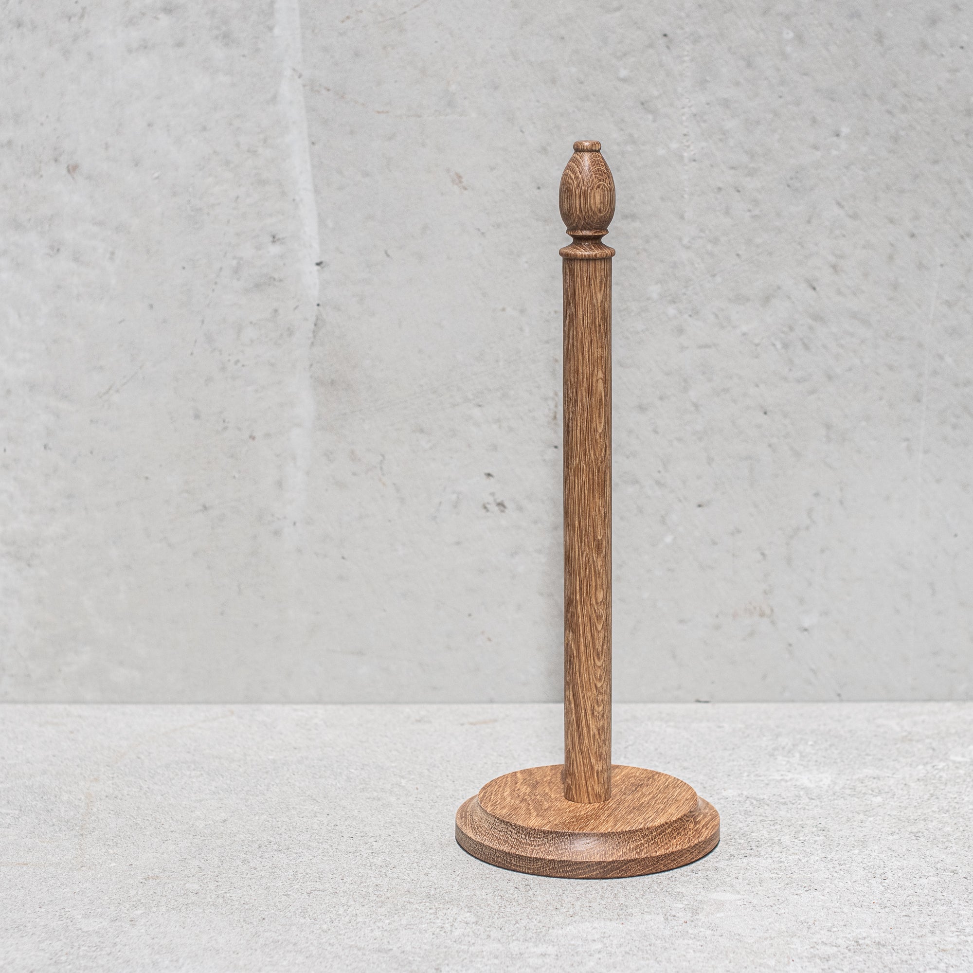 Oak Paper Towel stand - Heaven in Earth by creamore mill uk