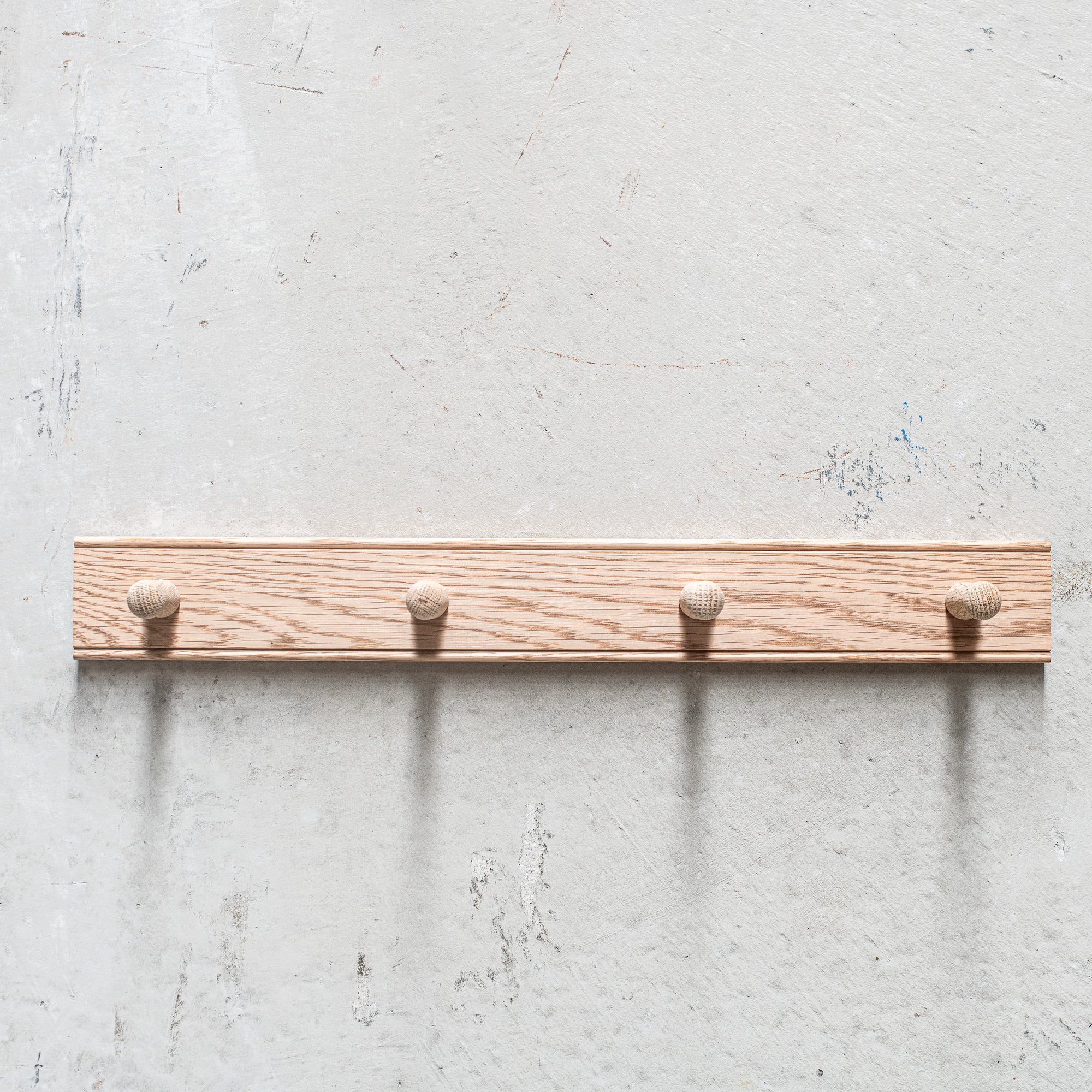 heaven in earth peg rail in oak 4 by creamore mill uk