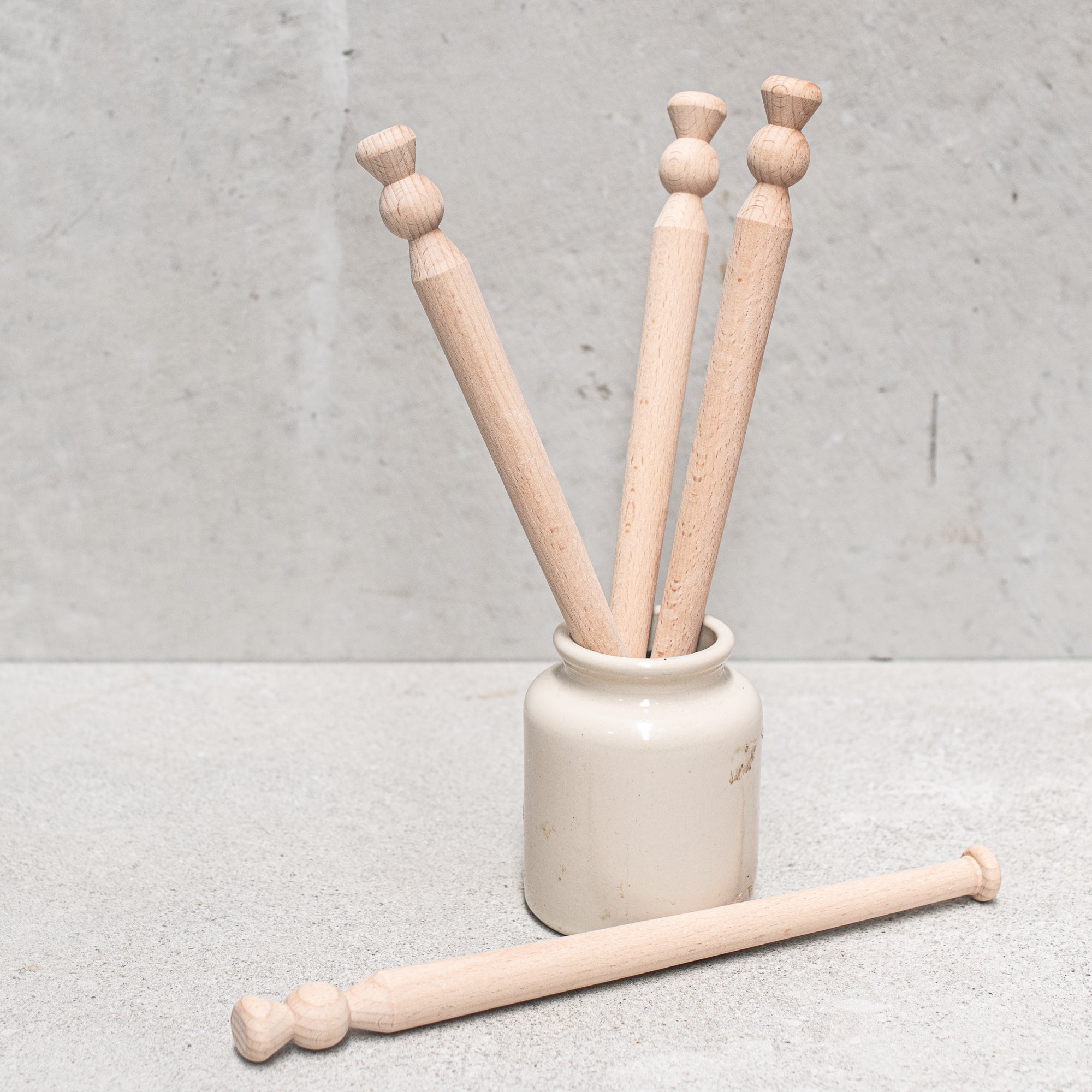 heaven in earth (HIE) wooden Porridge spurtle by creamore mill uk