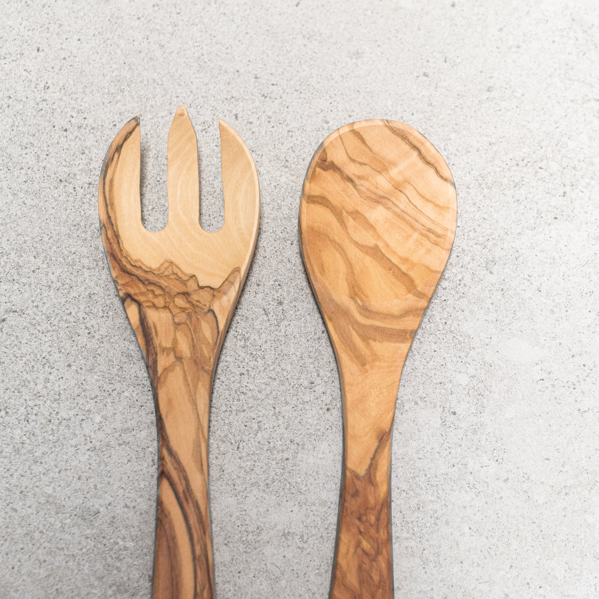 Salad Servers - Olive wood - Heaven in Earth