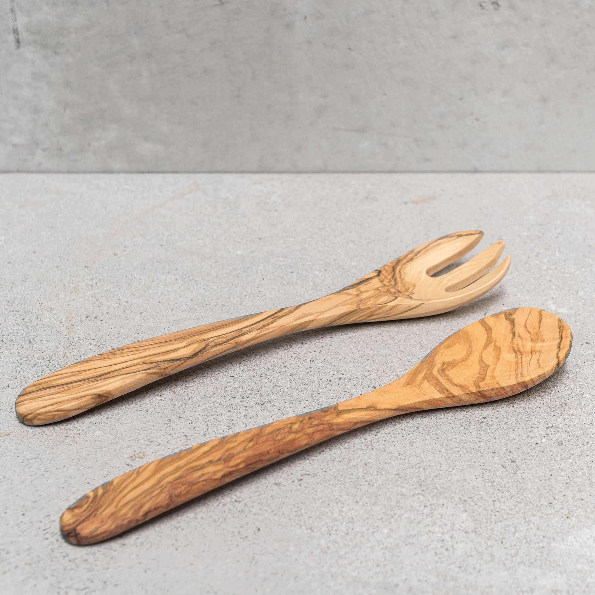 Salad Servers - Olive wood - Heaven in Earth