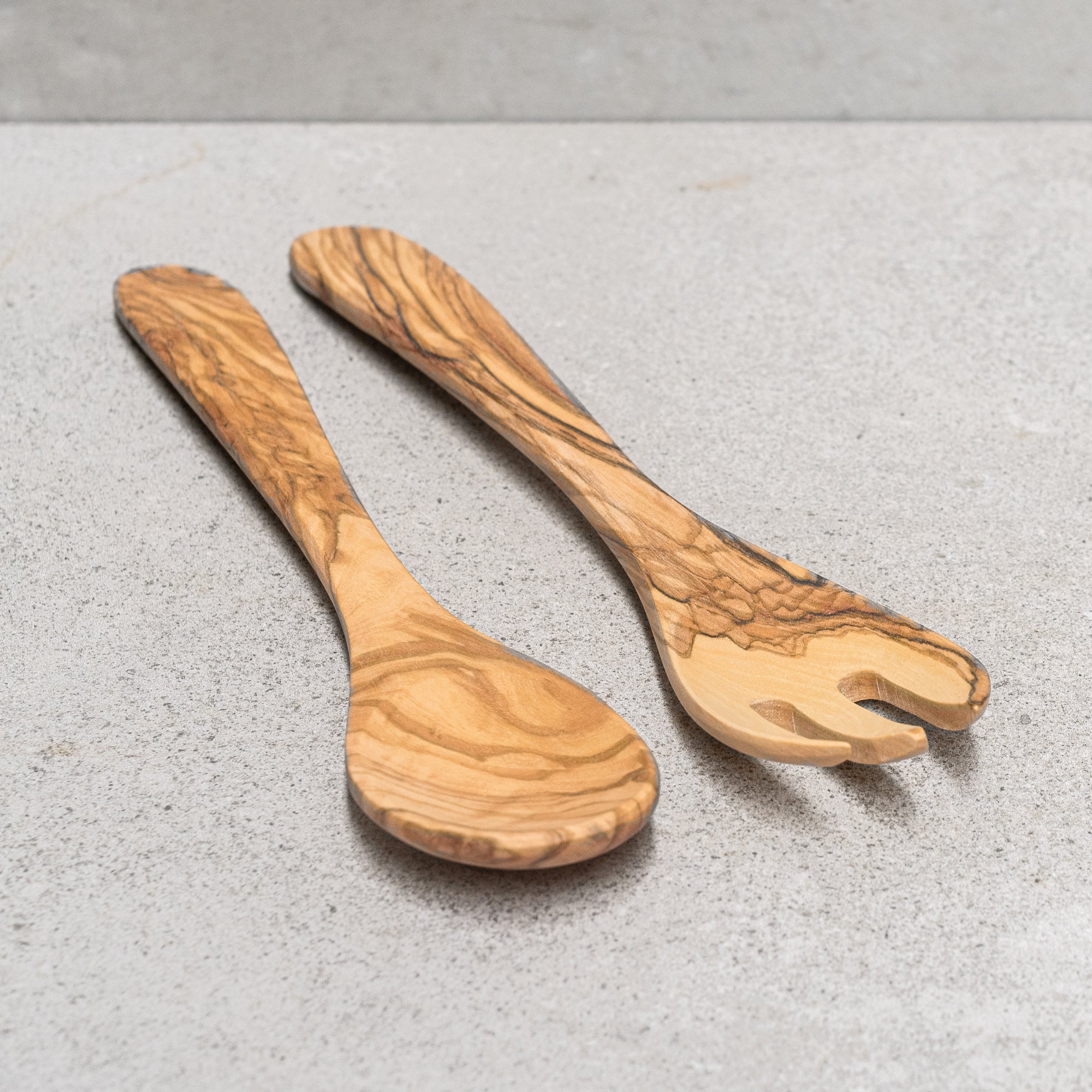 Salad Servers - Olive wood - Heaven in Earth