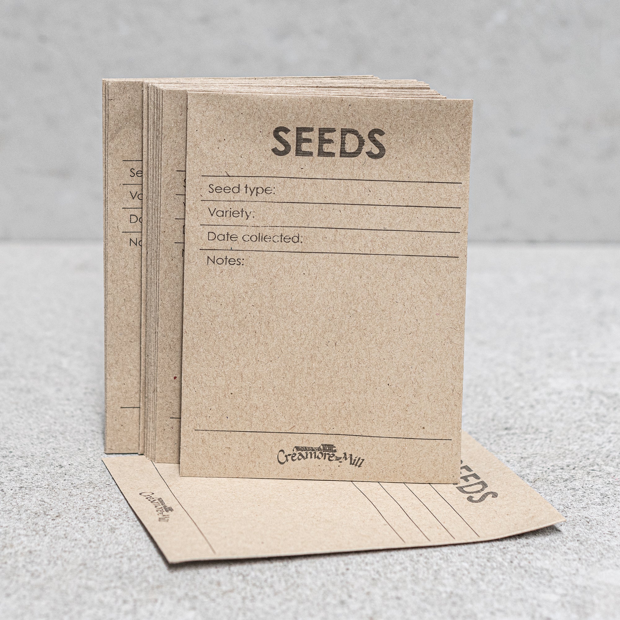 heaven in earth (HIE) seed enveloped labels by creamore mill uk