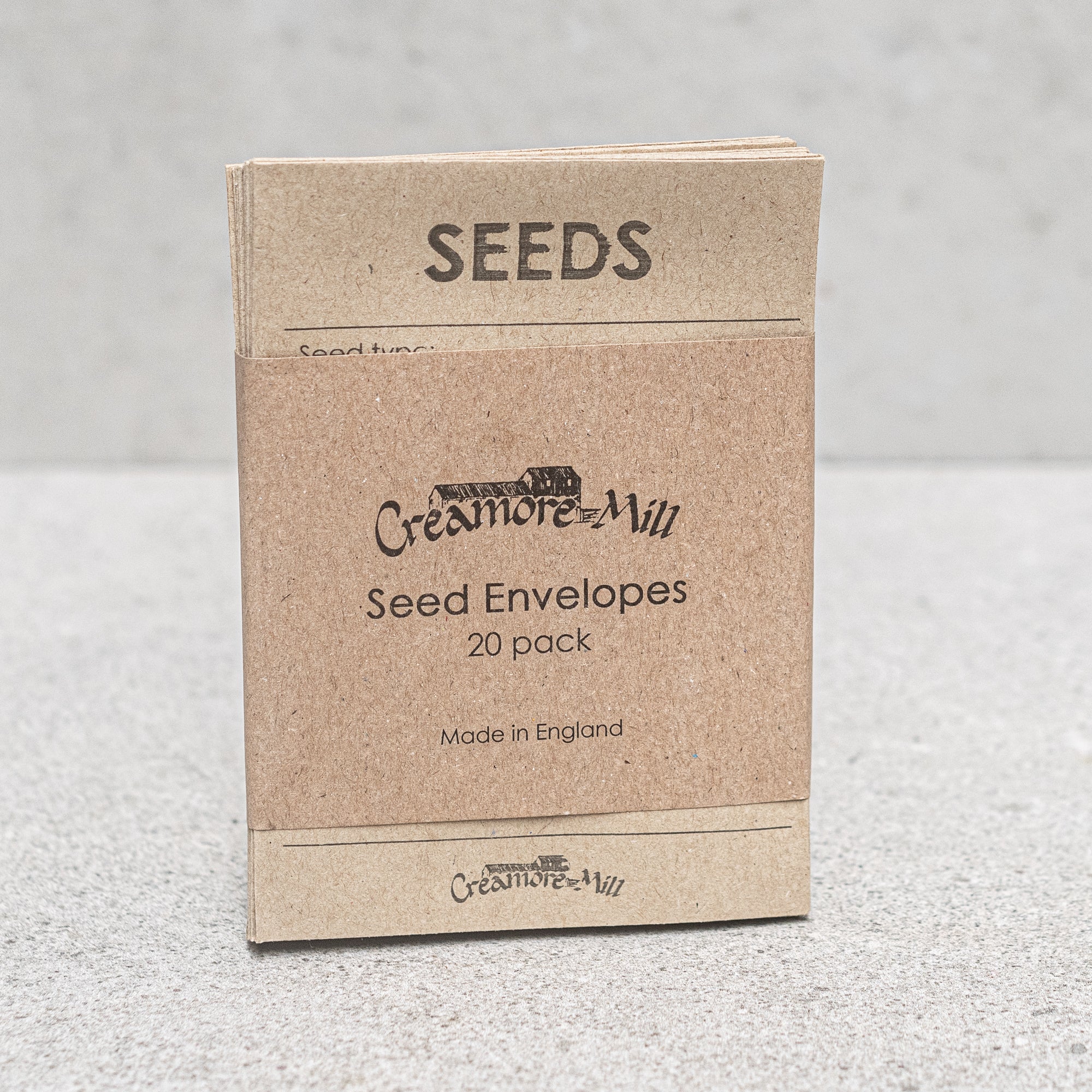 Heaven in earth (HIE) seed enveloped labels by creamore mill uk