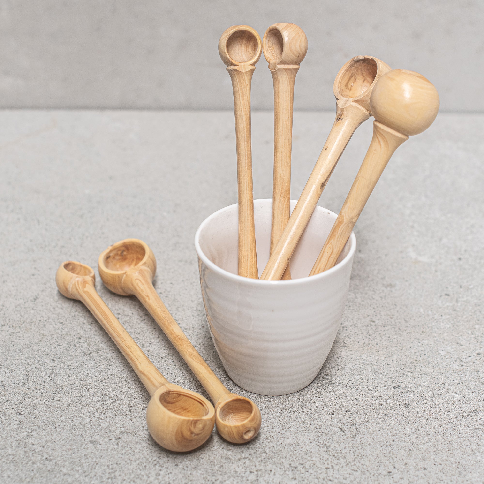 french made Boxwood spice spoon Heaven In earth (HIE)