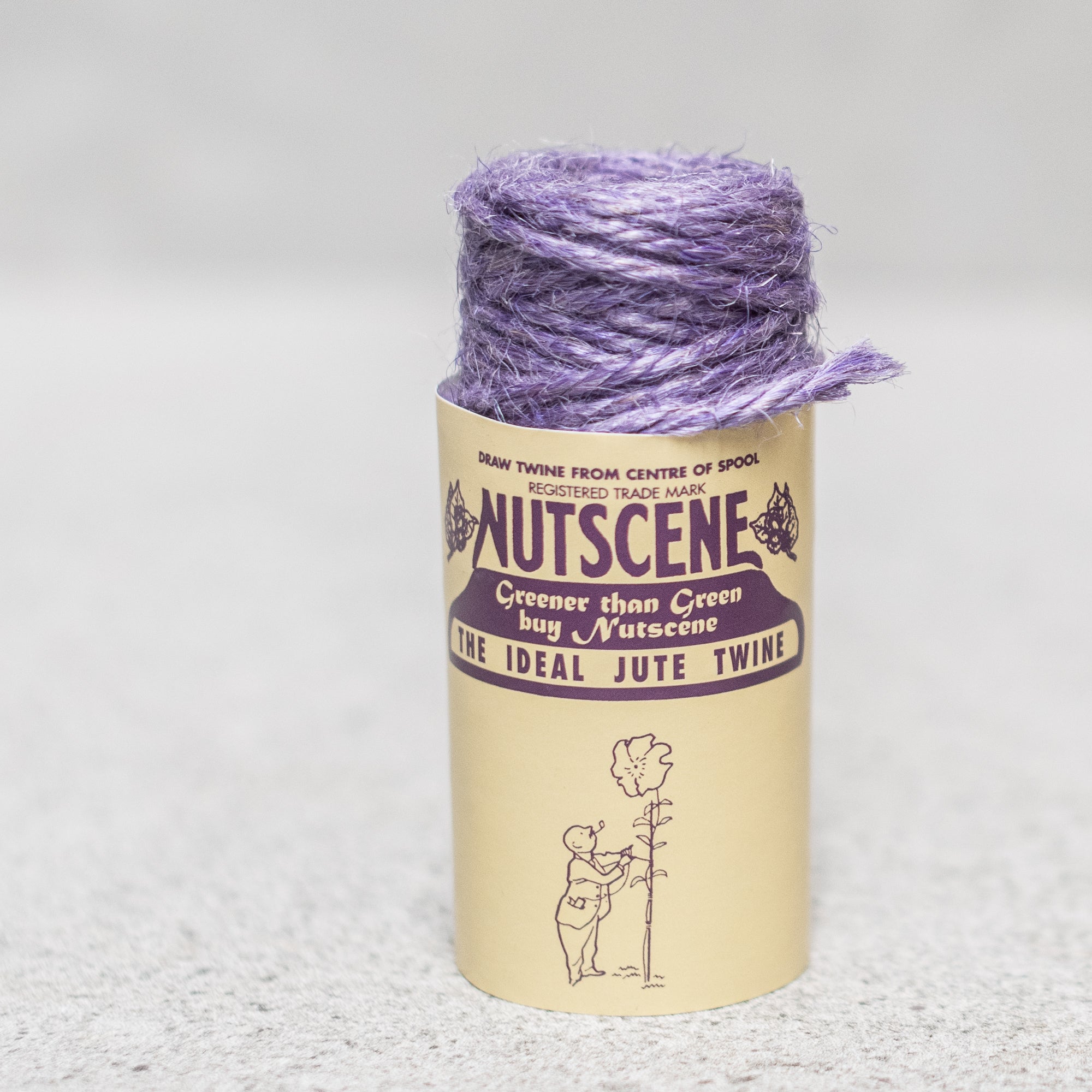 Nutscene tiddler twine jute heather