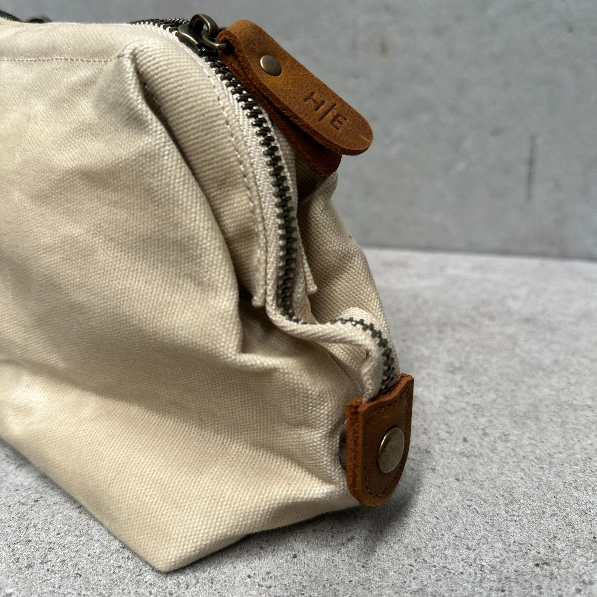 Waxed Canvas Toiletry Bag