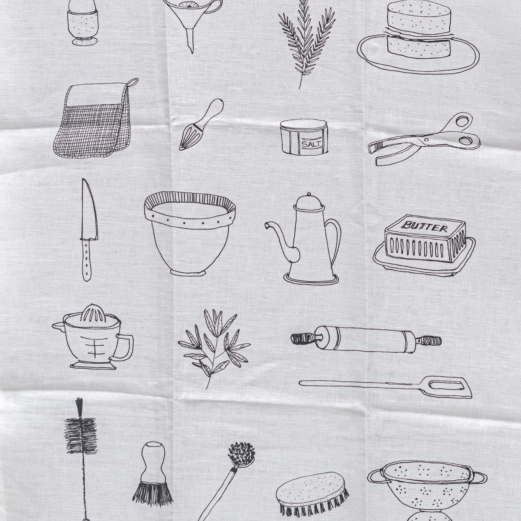 heaven in earth (hie) Tea towel french linen kitchenalia