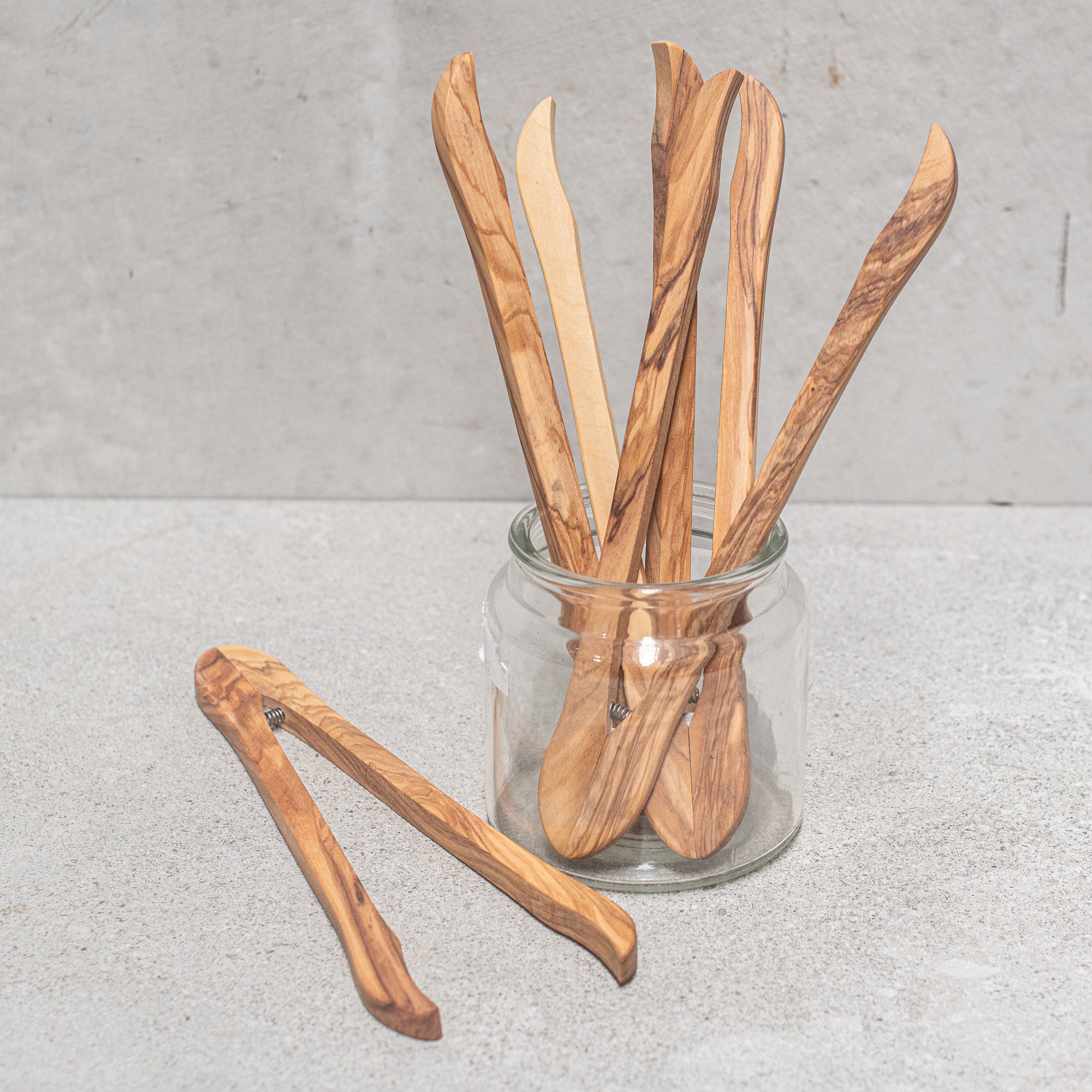 german made Olivewood tong heaven in earth
