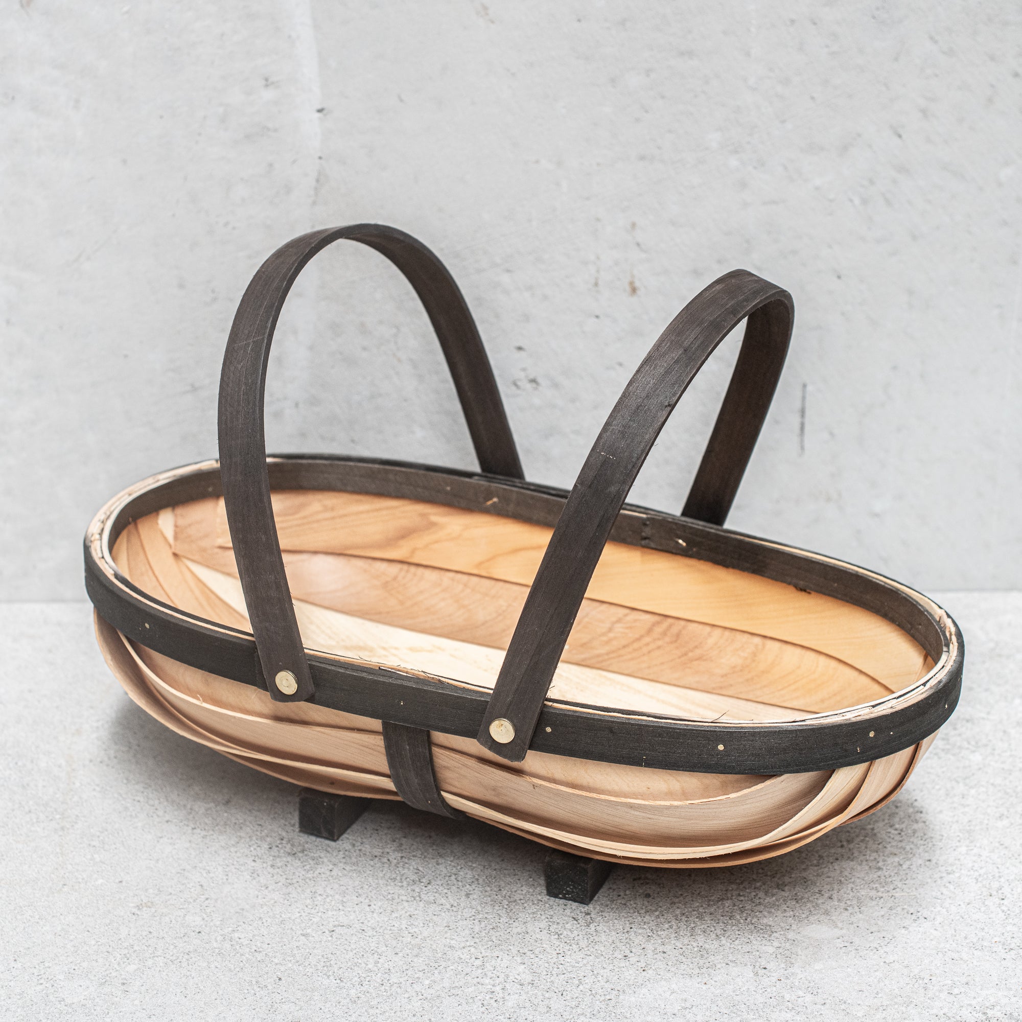 Simple trug natural garden harvest tote