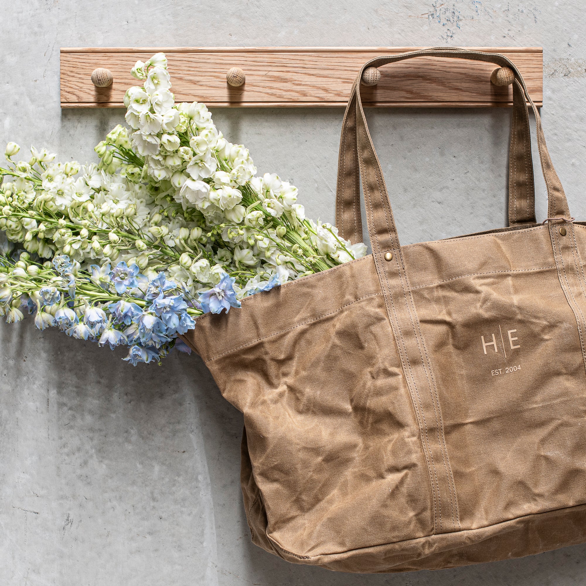 Waxed Canvas Carry All Bag - Desert Sand