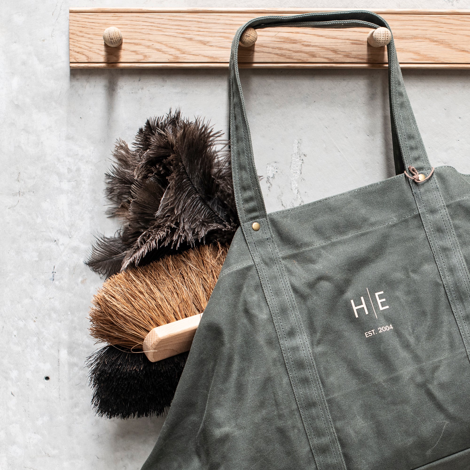 Waxed Canvas Carry All Bag - Pine Green