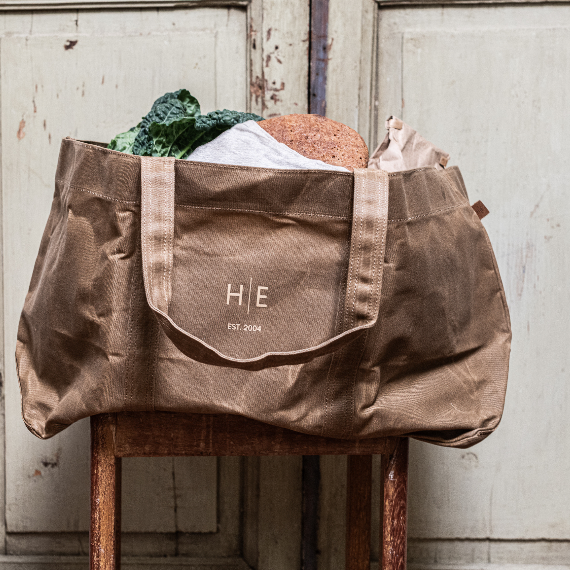 Waxed Canvas Carry All Bag - Desert Sand