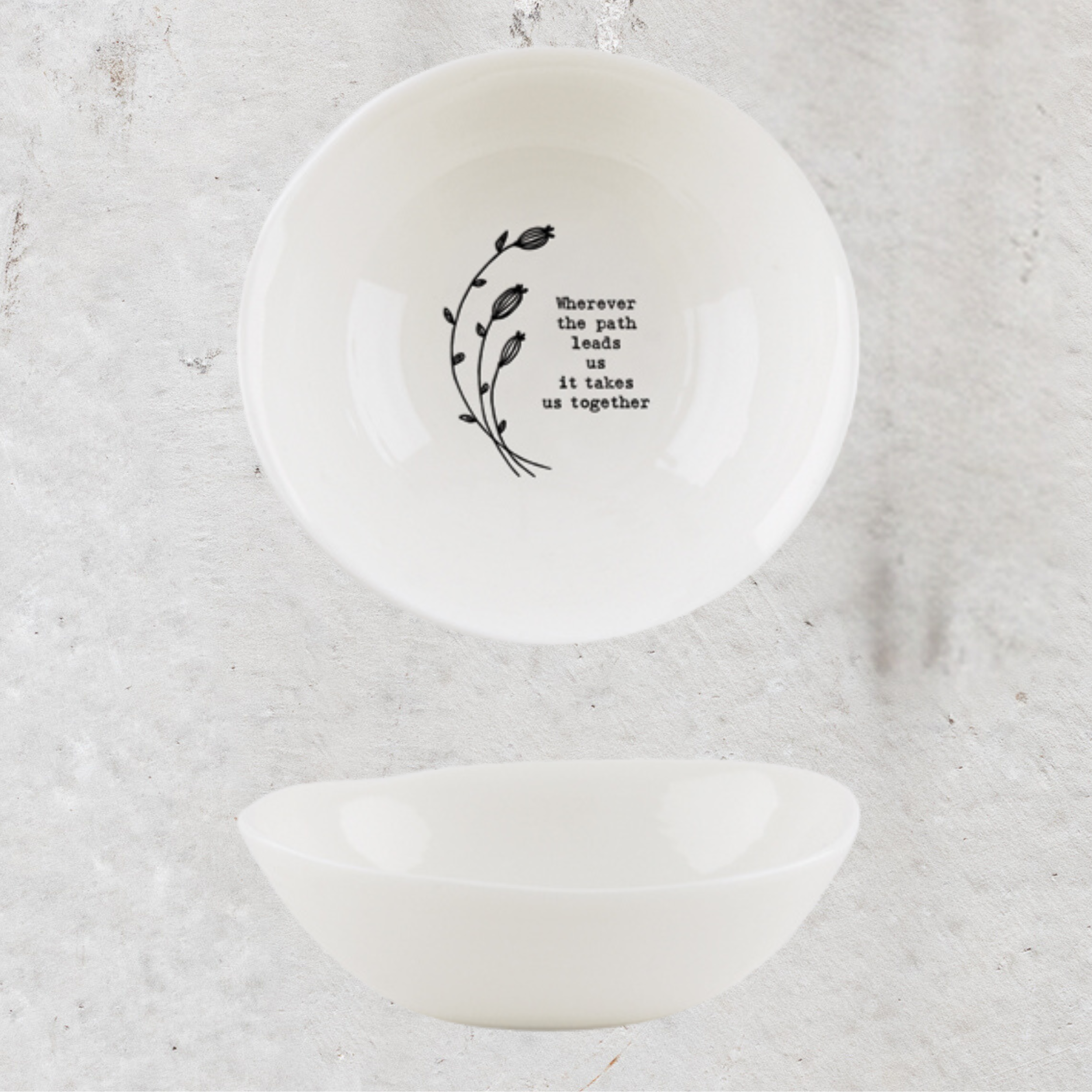 Wobbly Porcelain Bowls Medium