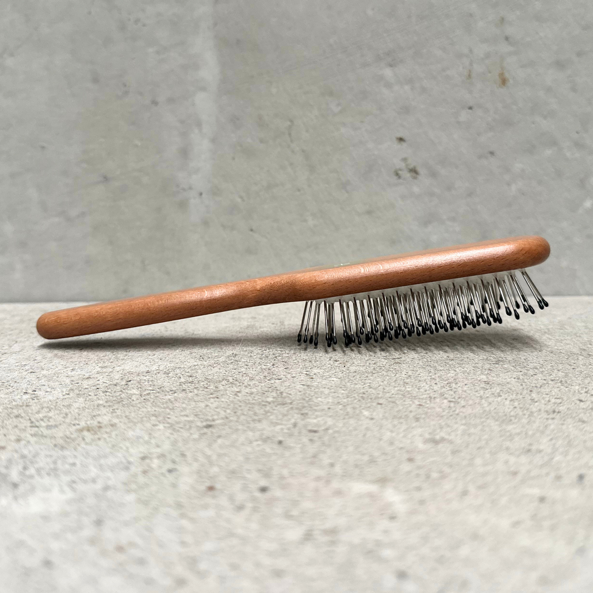 Vegan Detangling Hair Brush with Elongated Steel Pins | Fine Hair