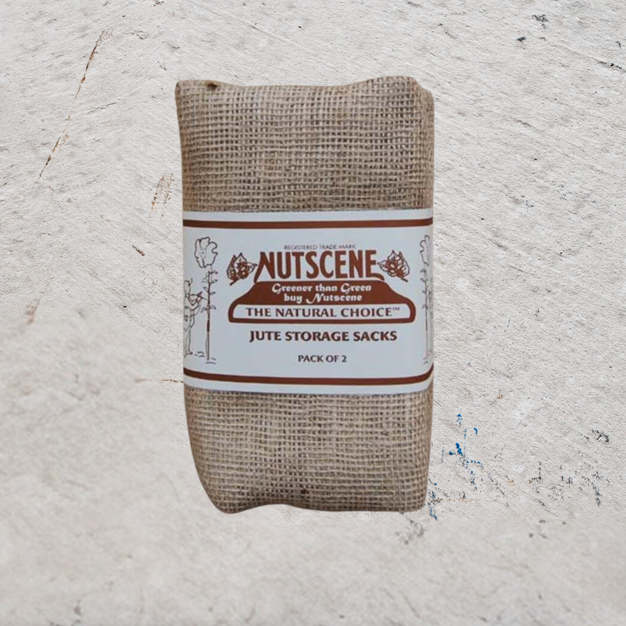 heaven in earth (HIE) storage jute sack by nutscene scotland