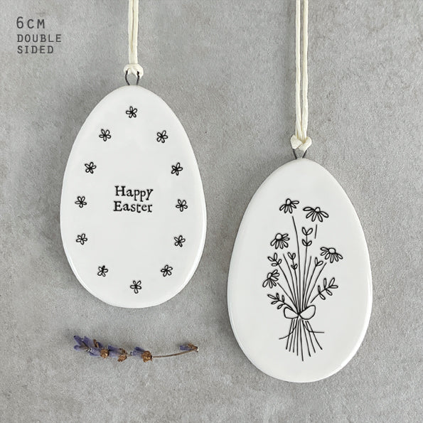 Easter Porcelain Hangers | Egg & Bunny Hangers