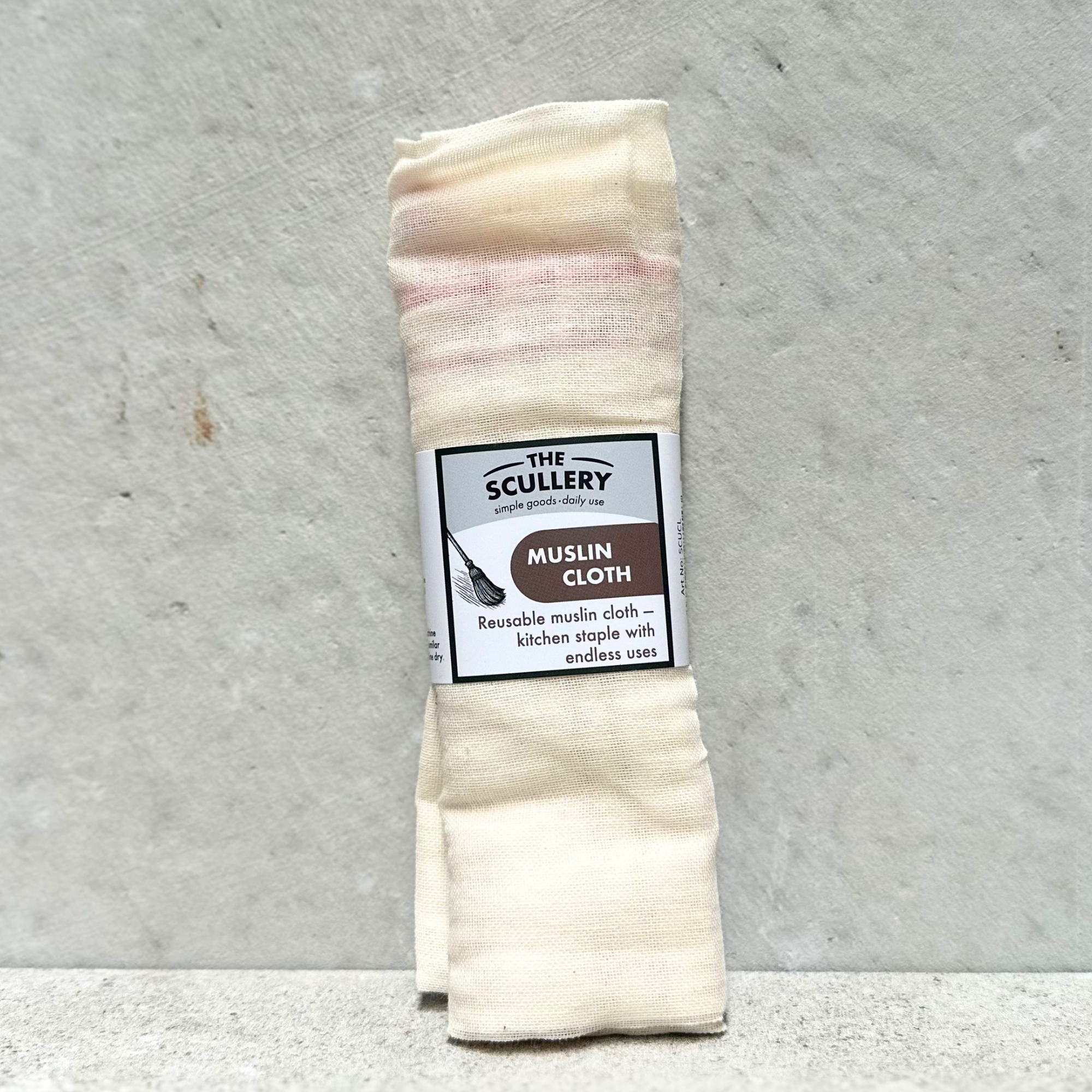 Reusable cotton muslin cloth