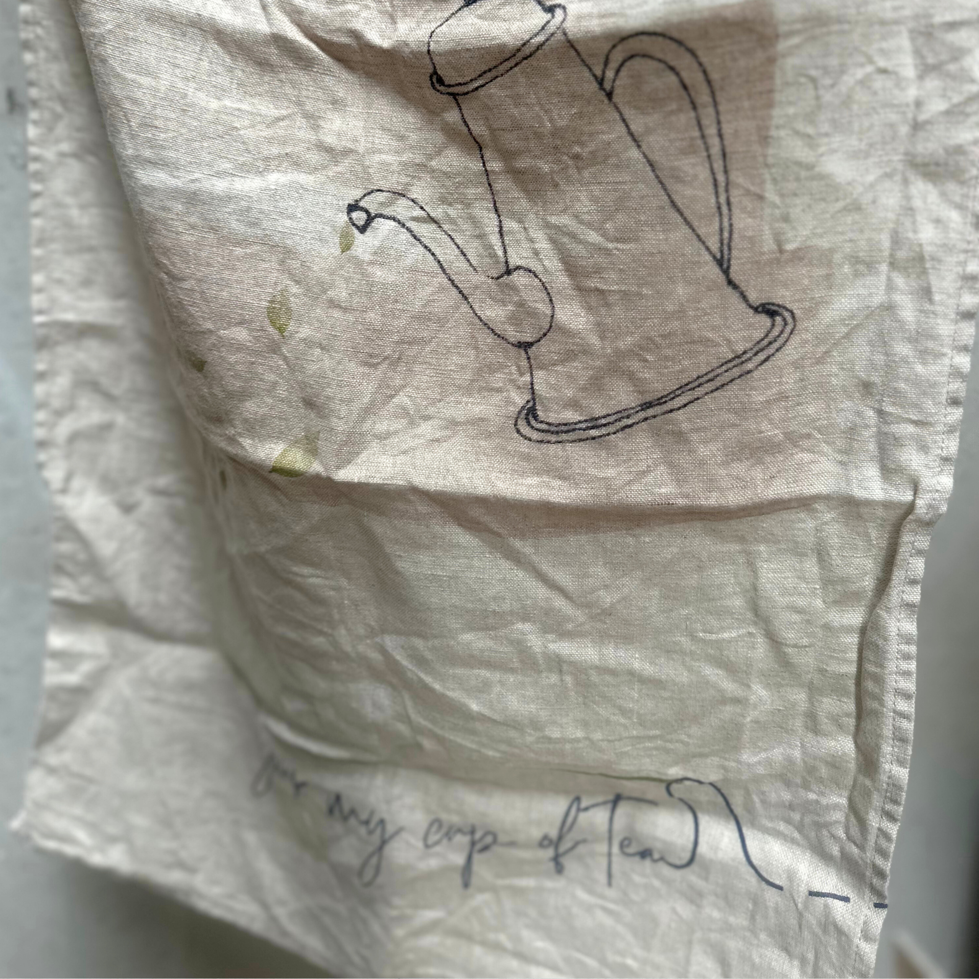 French Linen Tea Towels | Natural Linen Kitchen Towels