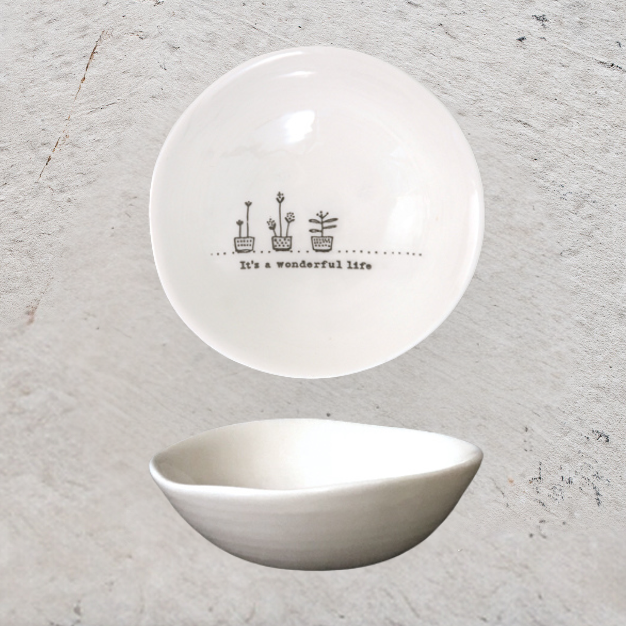 Wobbly Porcelain Bowls Medium