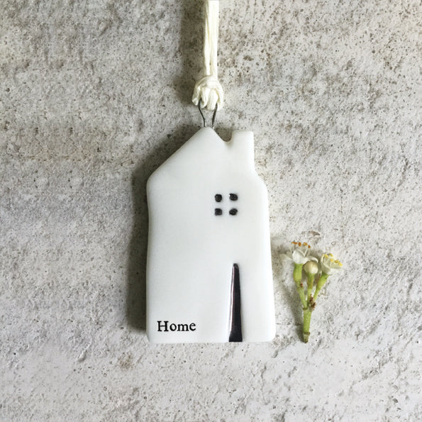 Porcelain hanging House with chimney