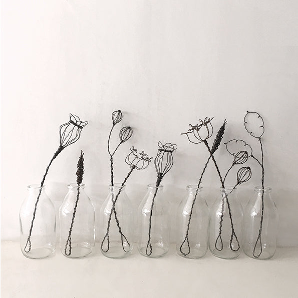 Wire Sprigs & Flowers