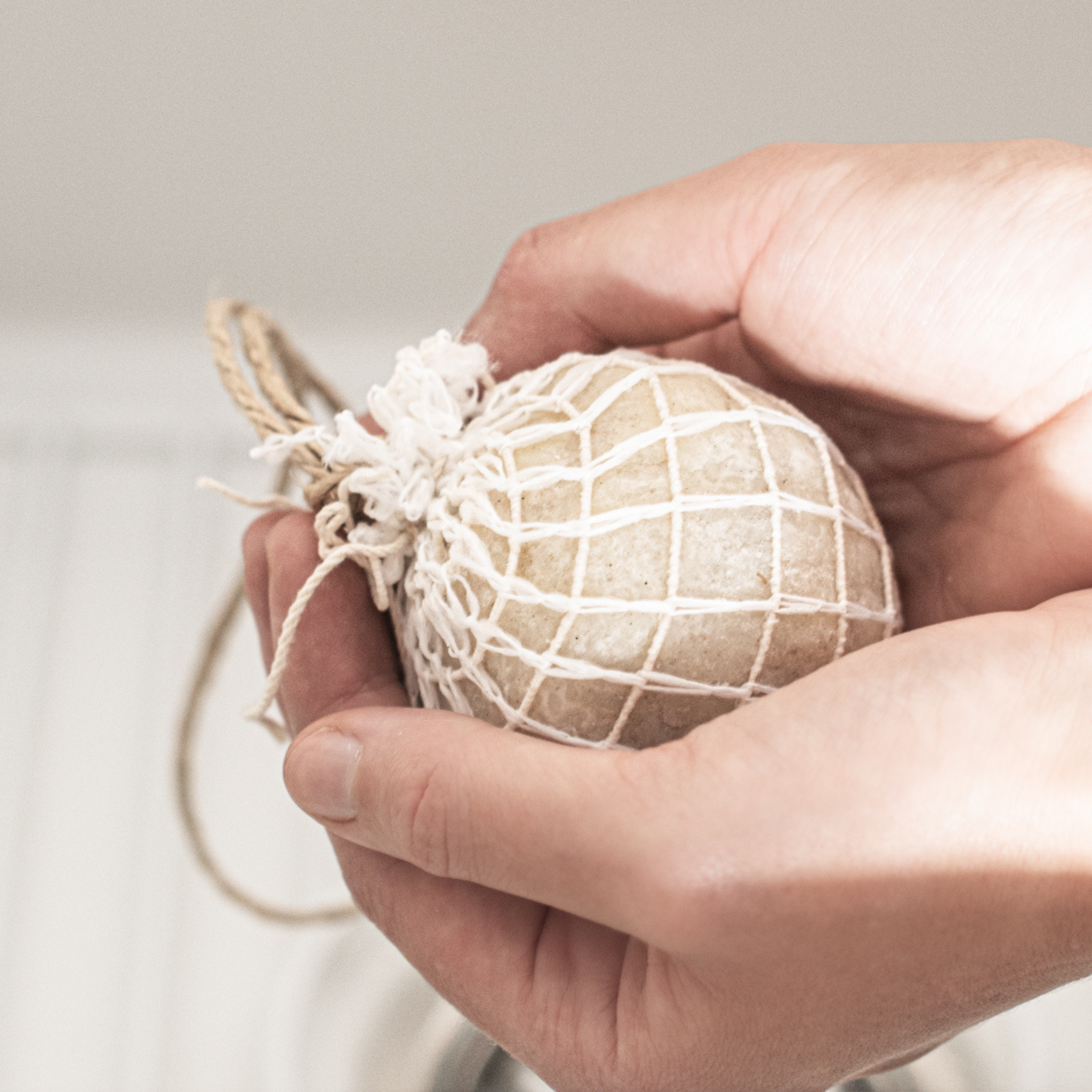 Soap on a rope