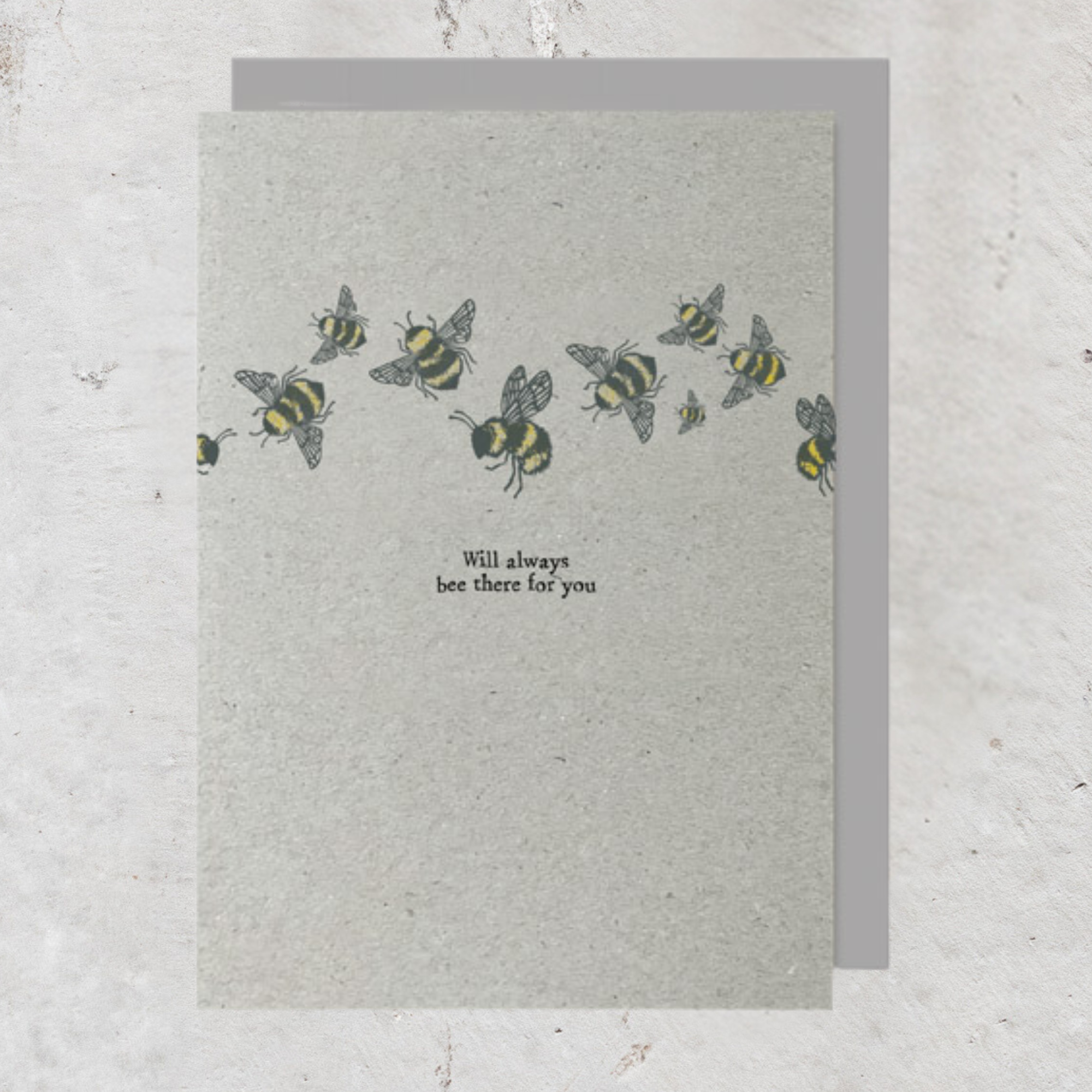 Handmade recycled paper gift cards with block-printed designs
