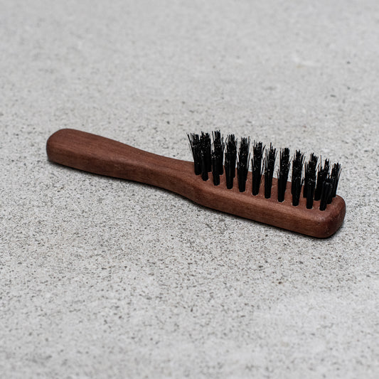 Beard Brush pearwood handle