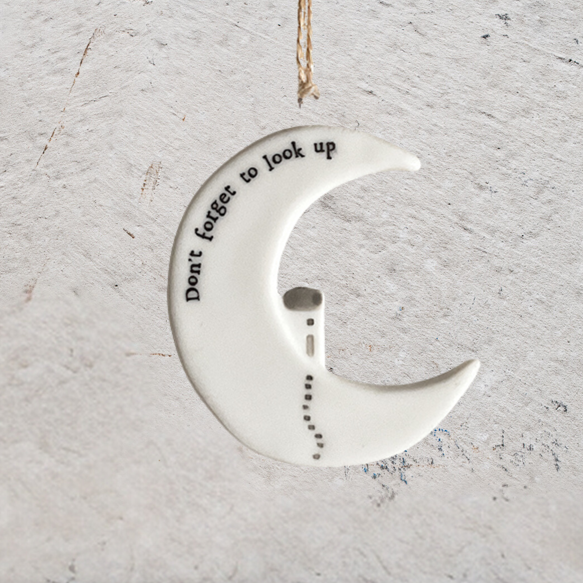 Porcelain Hangers Star, House, Moon