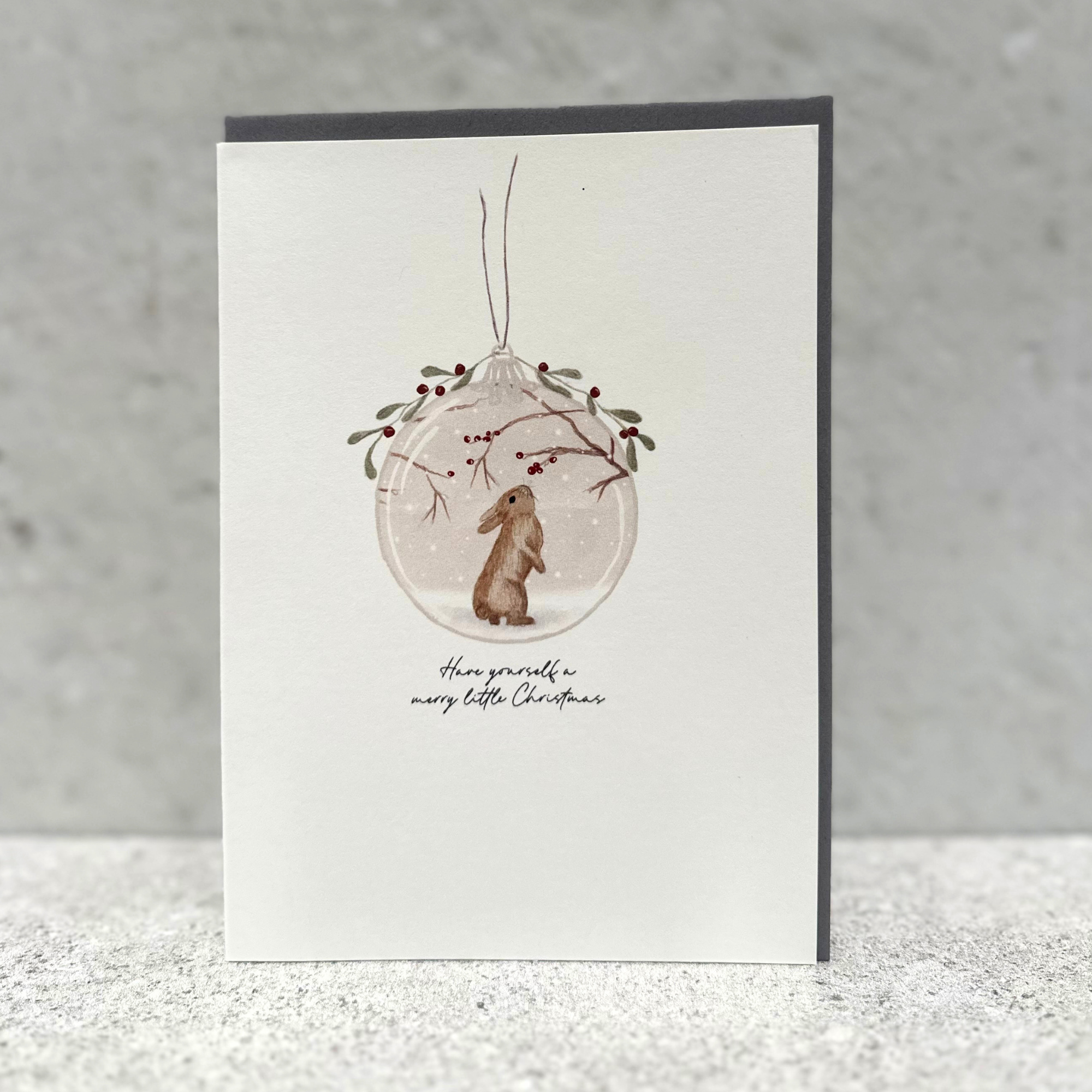 Handmade Christmas gift card